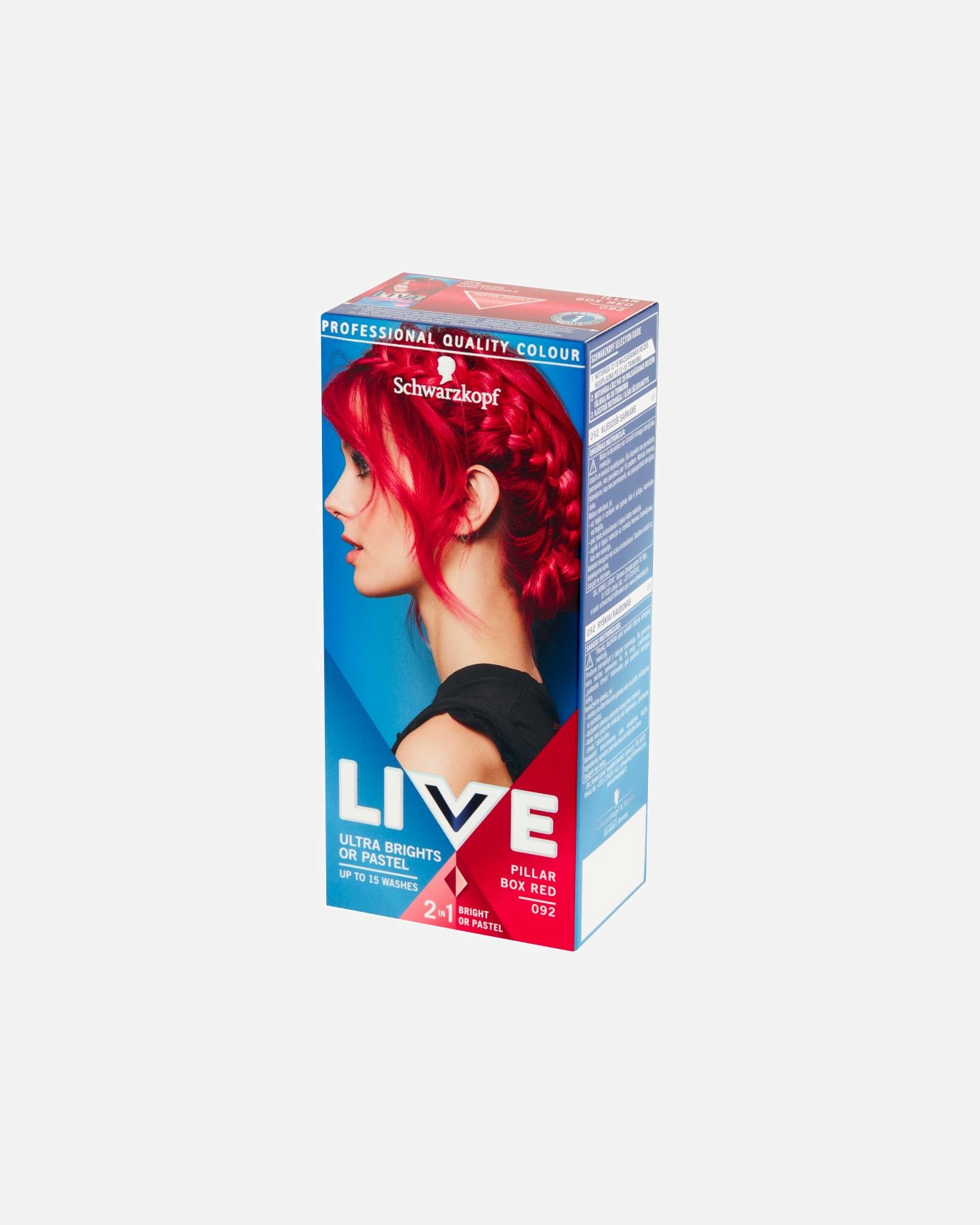 Farba do włosów dla Unisex Schwarzkopf & Henkel Ultra Brights Farba do włosów Pillar Box Red 092 65 ml