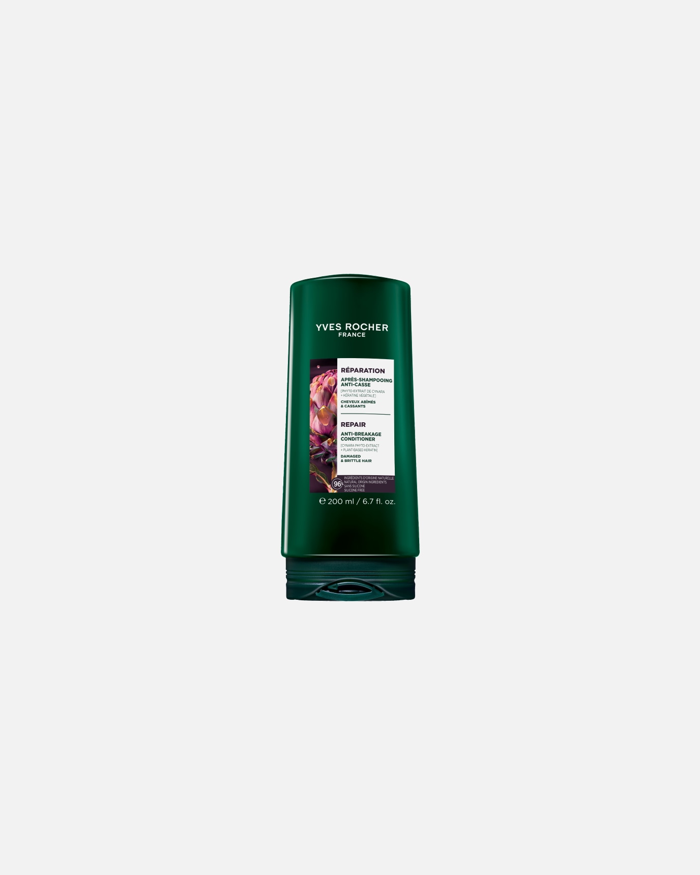 Odżywka do włosów do spłukiwania dla Unisex Yves Rocher Odżywka do włosów regenerująca z karczochem bio 200 ml