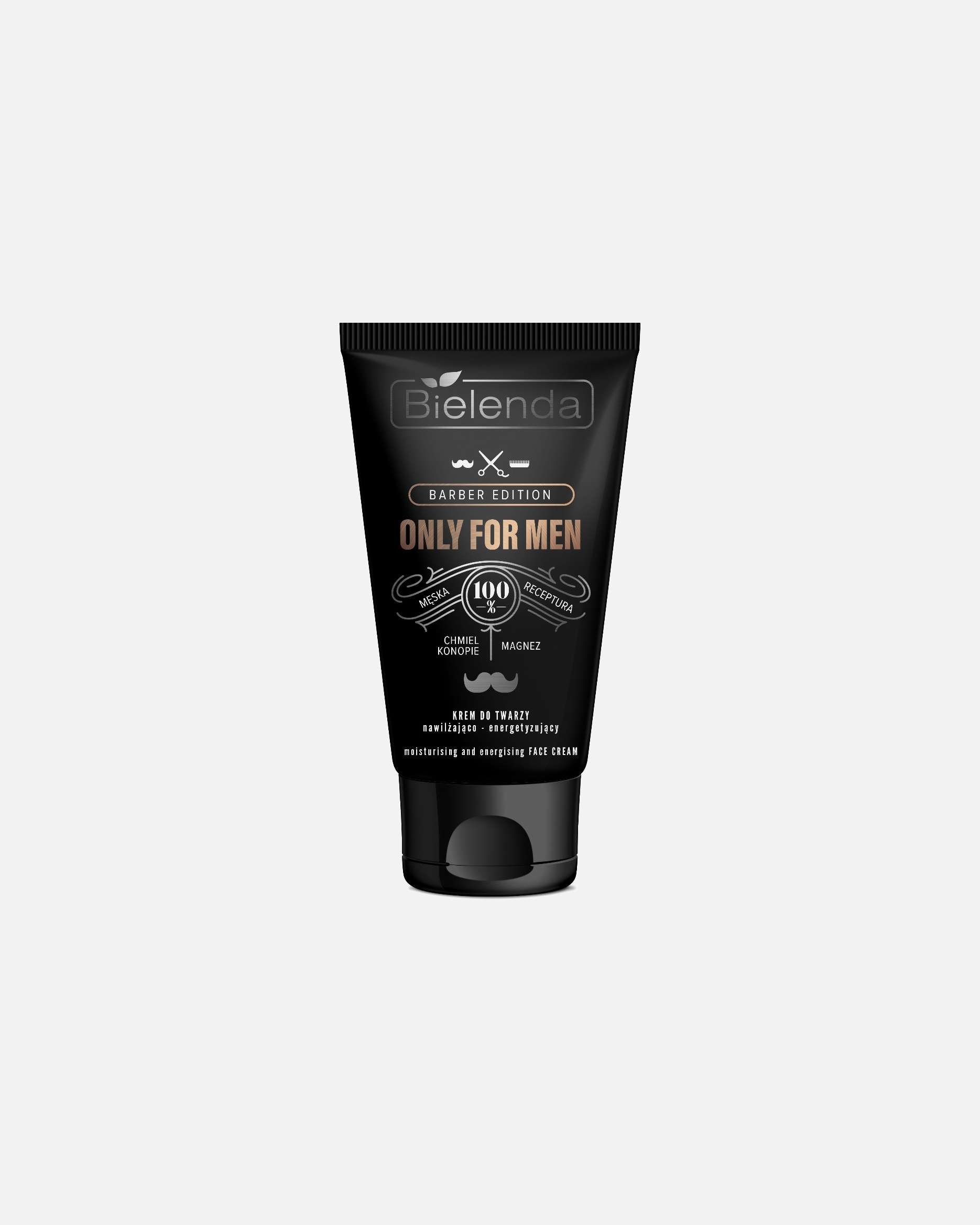 Krem do ciała dla Unisex Bielenda ONLY FOR MEN - BARBER EDITION Krem nawilżająco-energetyzujący 50 ml