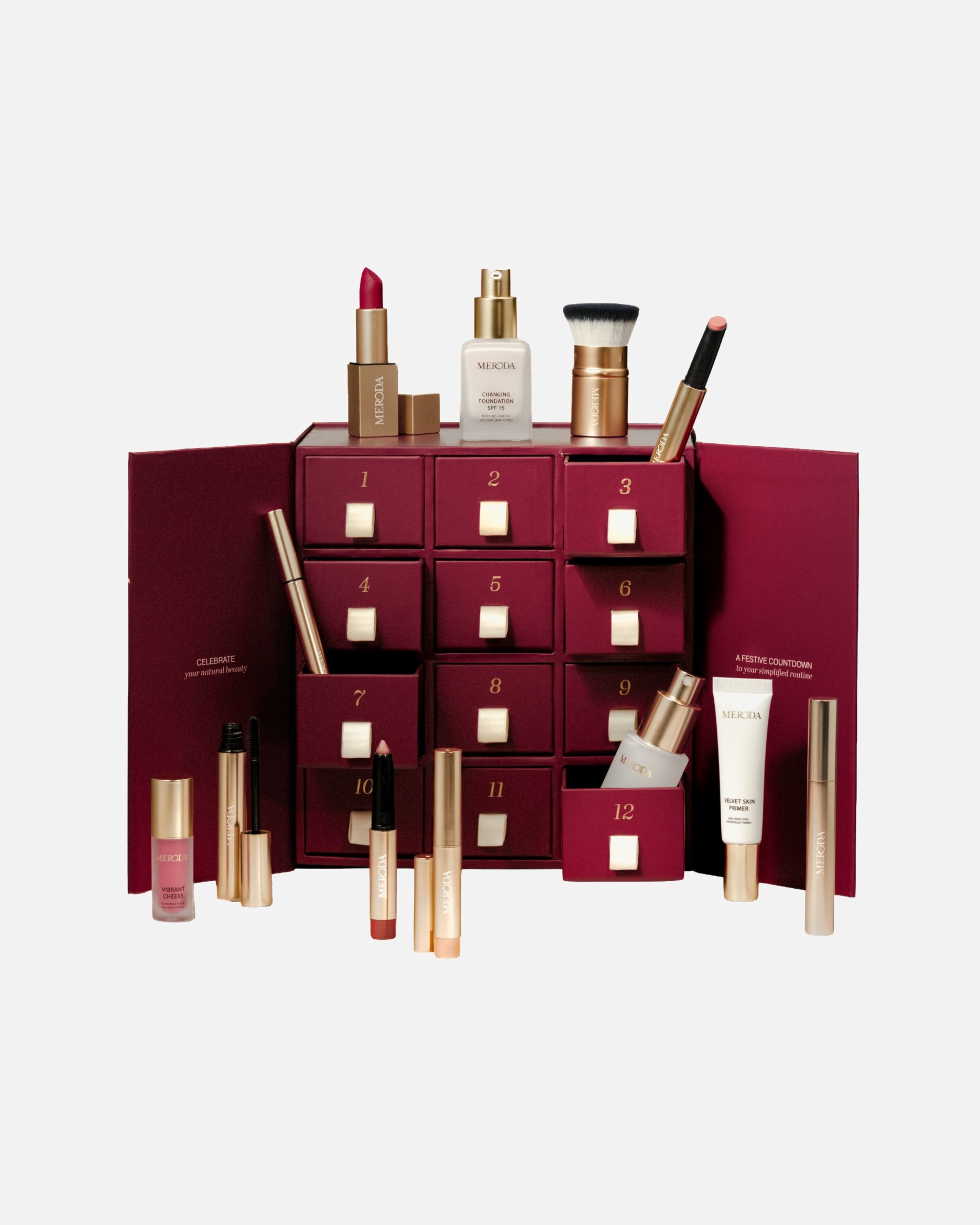Kalendarz adwentowy dla Unisex Meroda 12 Days of Effortless Beauty Advent Calendar 1 szt.