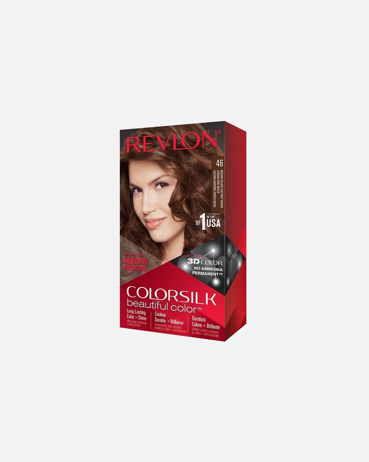Farba do włosów dla Unisex Revlon ColorSilk Beautiful Color