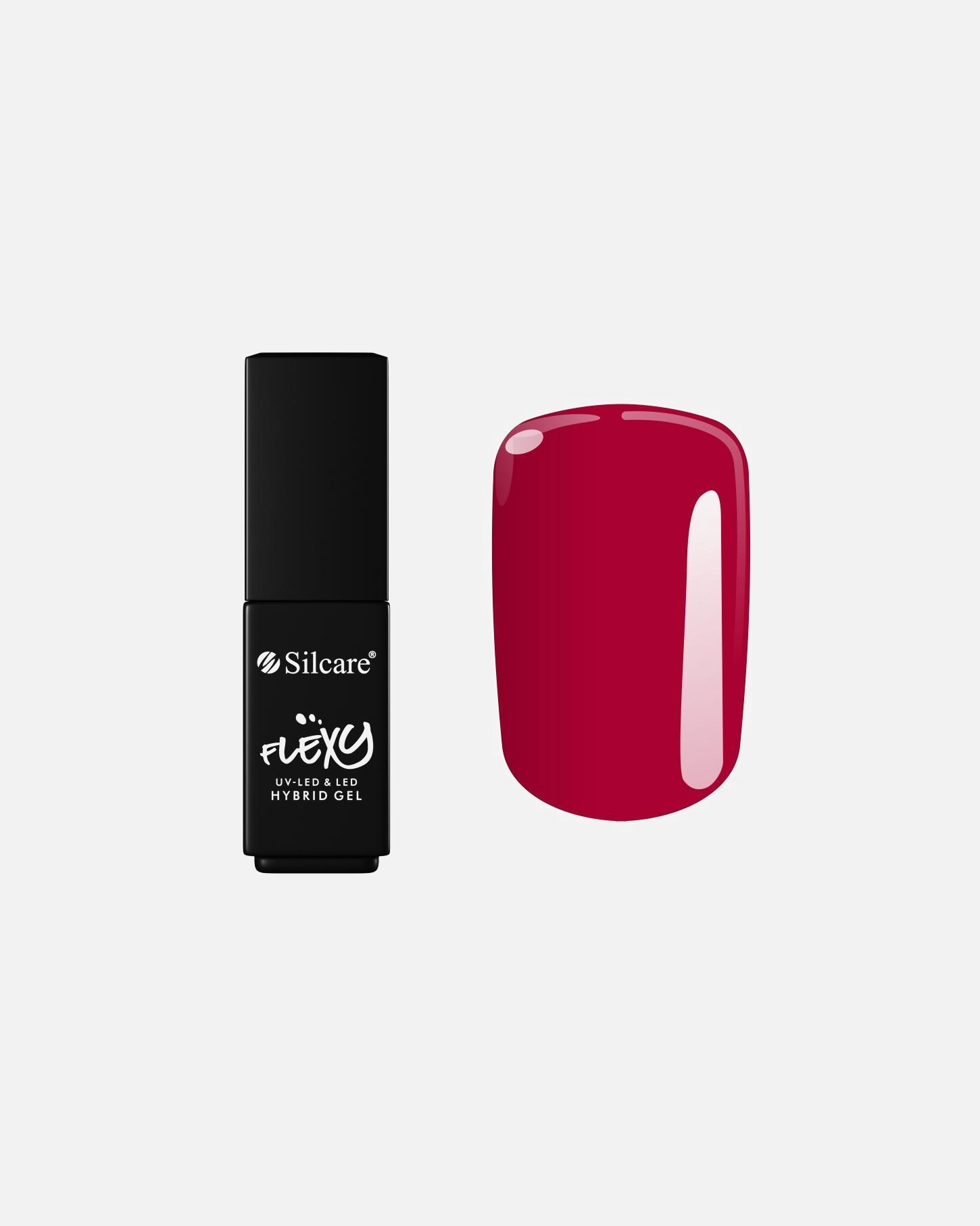 Lakier UV do paznokci dla Unisex Silcare Flexy Hybrid Gel 12