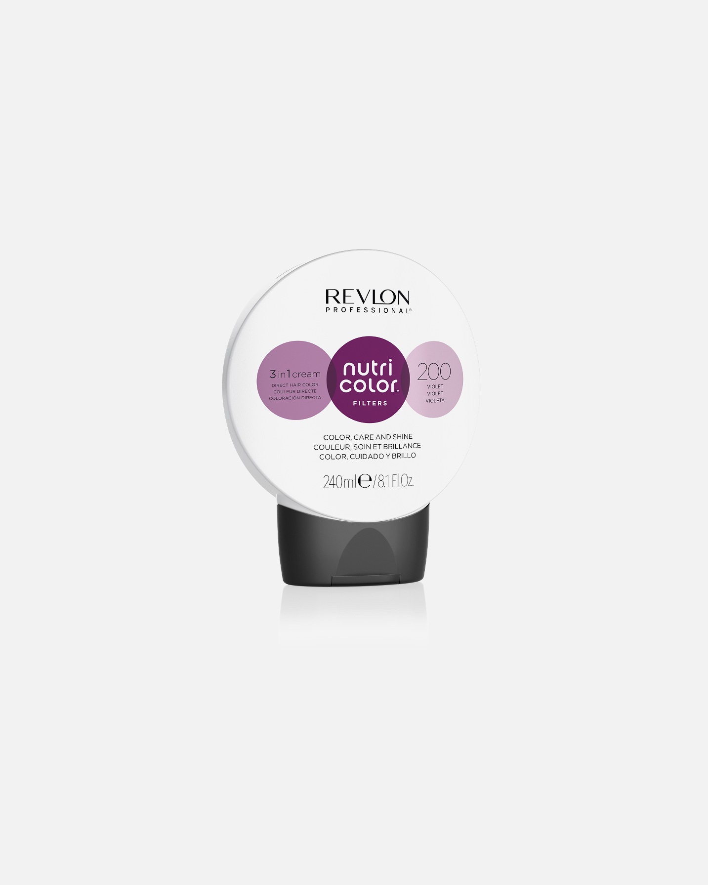 Balsam do włosów dla Unisex Revlon Professional Nutri Color 3 in 1 Cream Nr. 200 240 ml