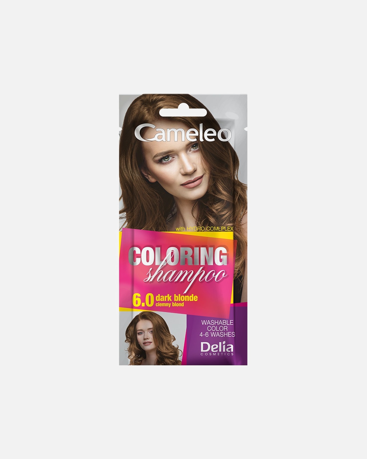 Farba do włosów dla Unisex Delia Cameleo Szampon kolor 6.0 - DARK BLOND