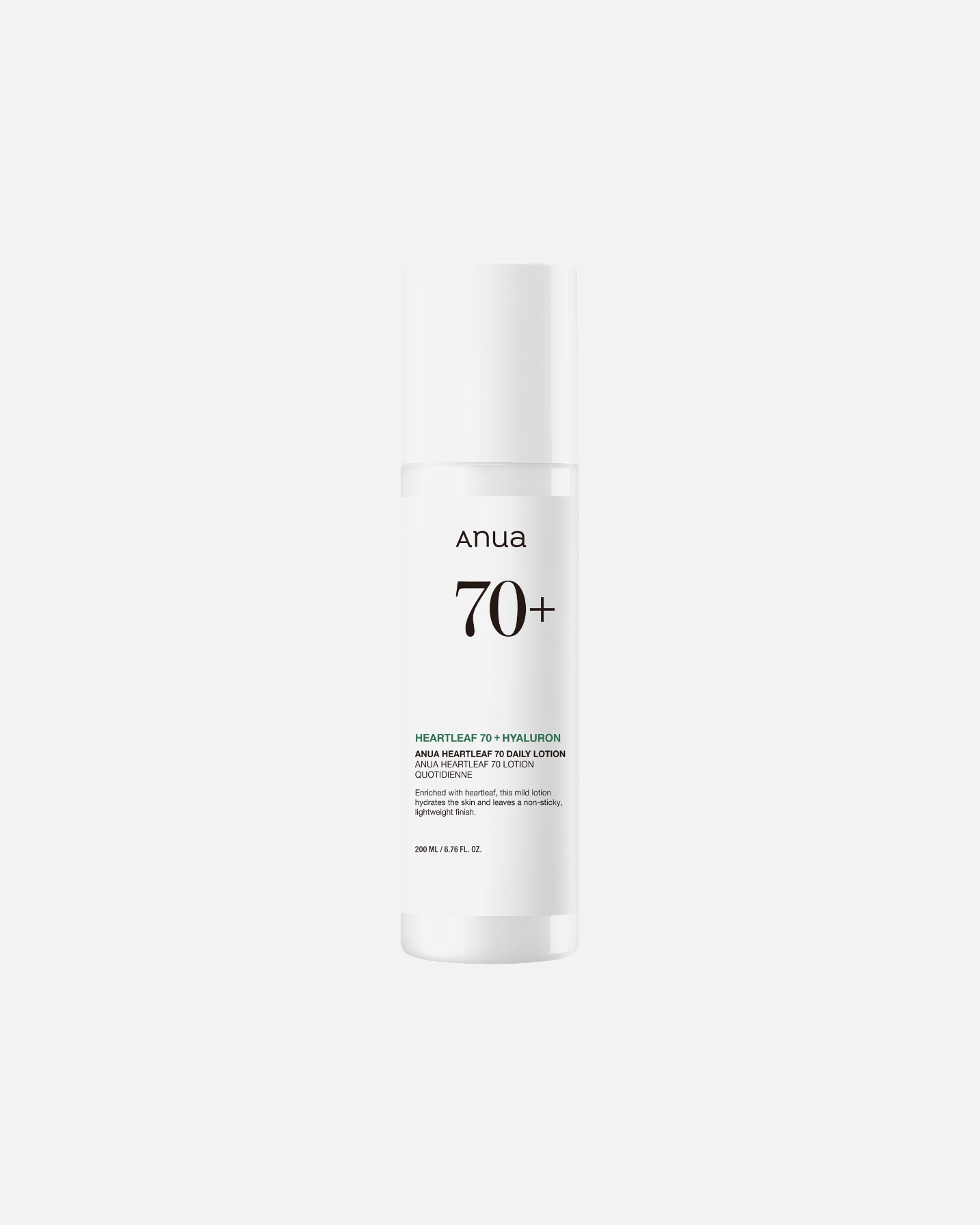 Emulsja do twarzy dla Unisex Anua Heartleaf 70% Daily Lotion 200 ml