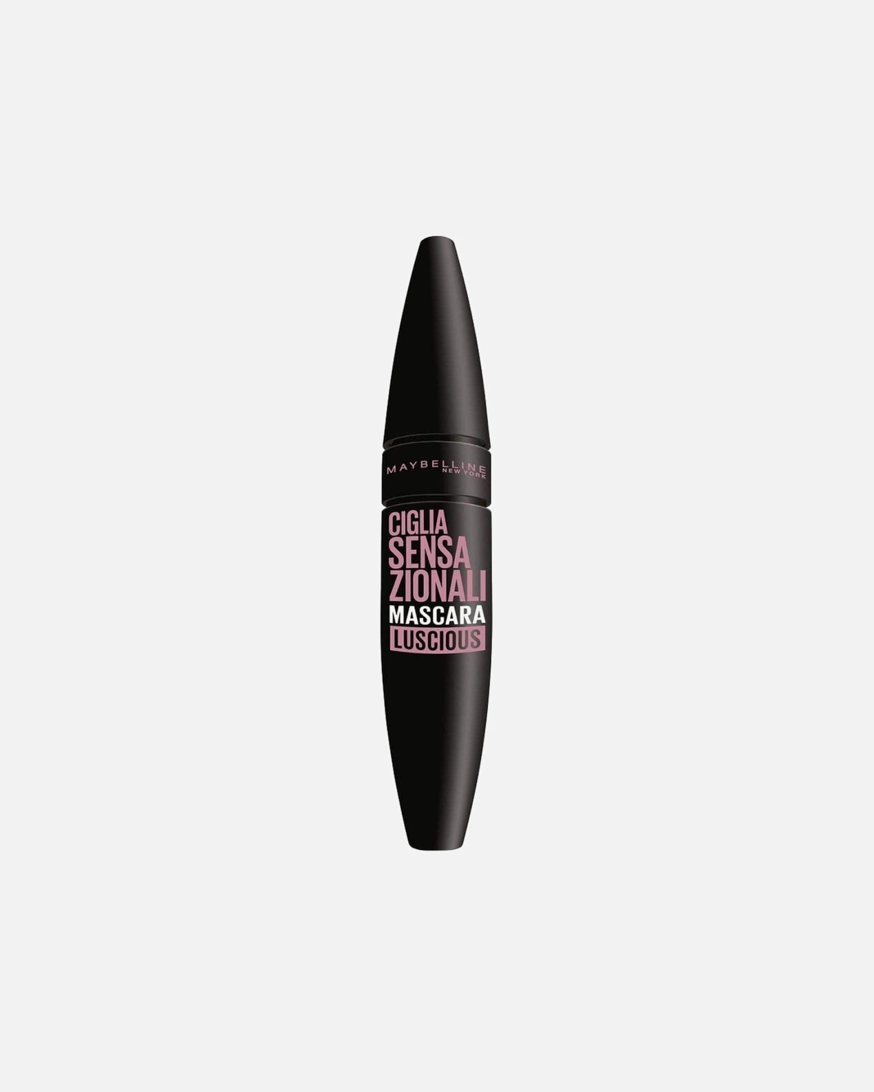 Maskara dla Kobieta Maybelline Rzęsy Sensational, zwiększające objętość, efekt wachlarza na rzęsach, Luscious Black