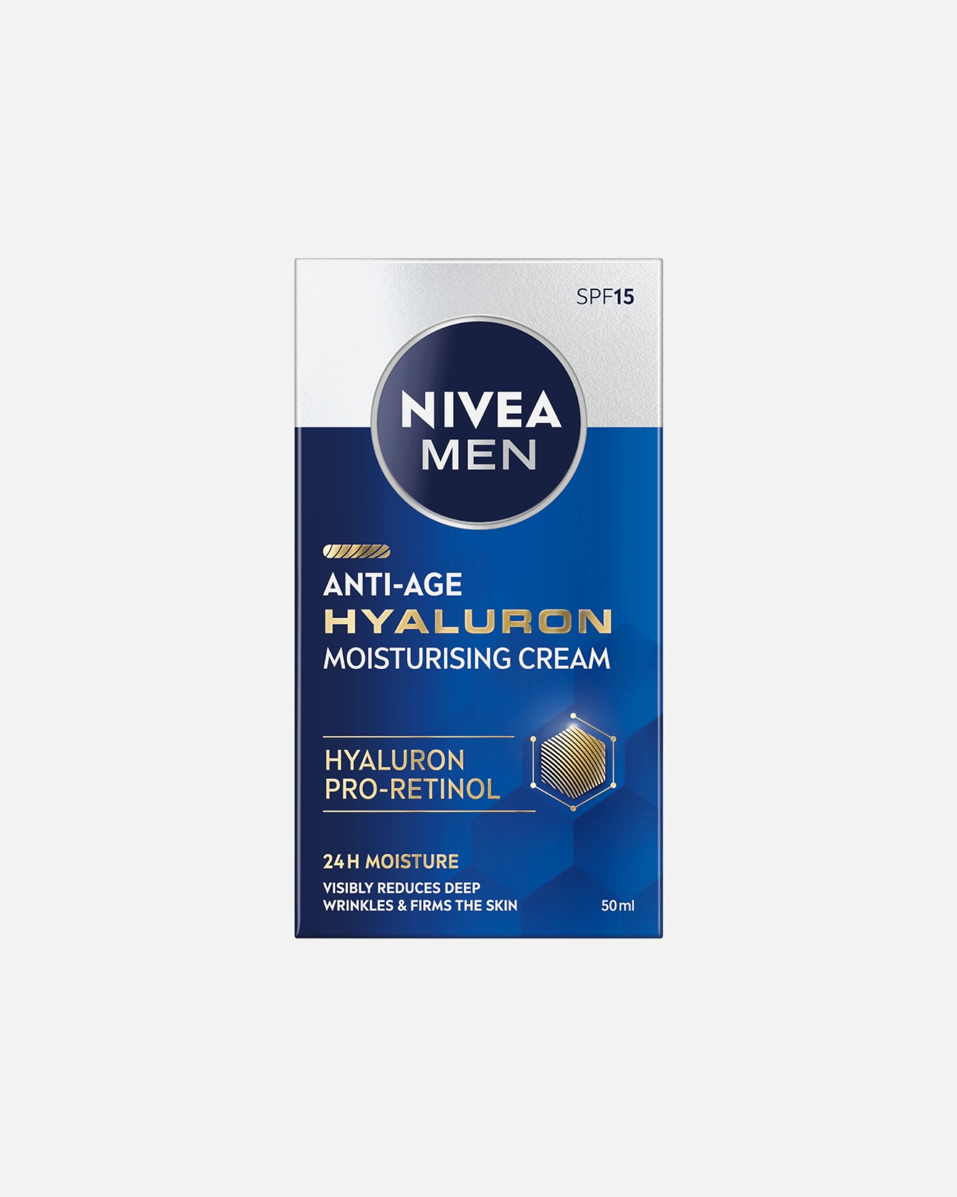 Krem do twarzy dla Unisex NIVEA NIVEW MEN Hyaluron Przeciwzmarszczkowy krem do twarzy dla mężczyzn 50 ml