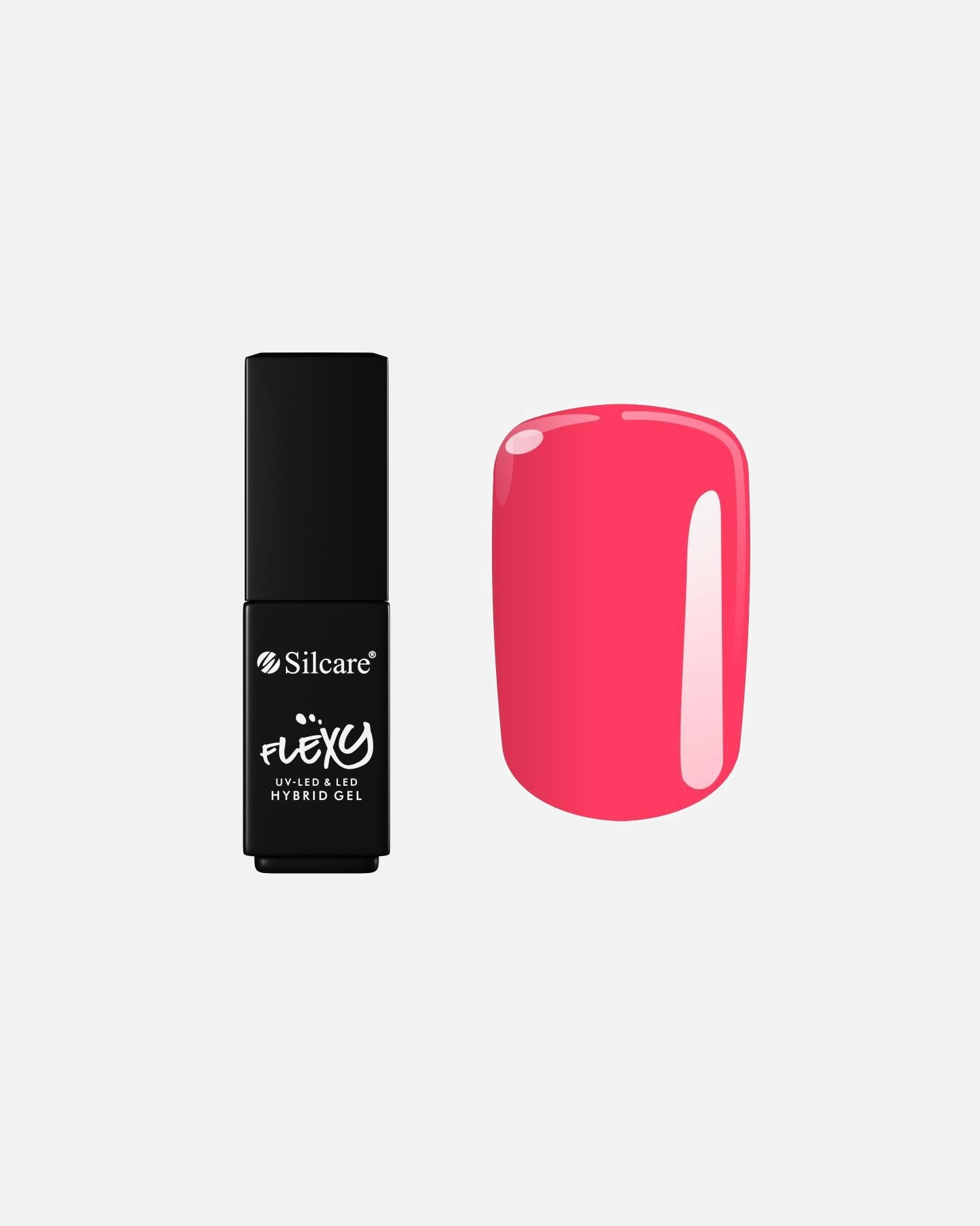 Lakier UV do paznokci dla Unisex Silcare Flexy Hybrid Gel 100
