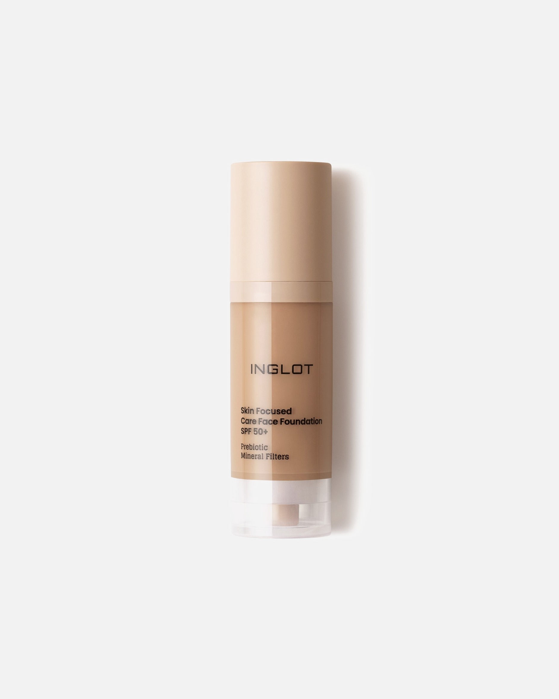 Podkład dla Kobieta Inglot PIELĘGNACYJNY PODKŁAD DO TWARZY SKIN FOCUSED SPF 50 310 - WARM TAN