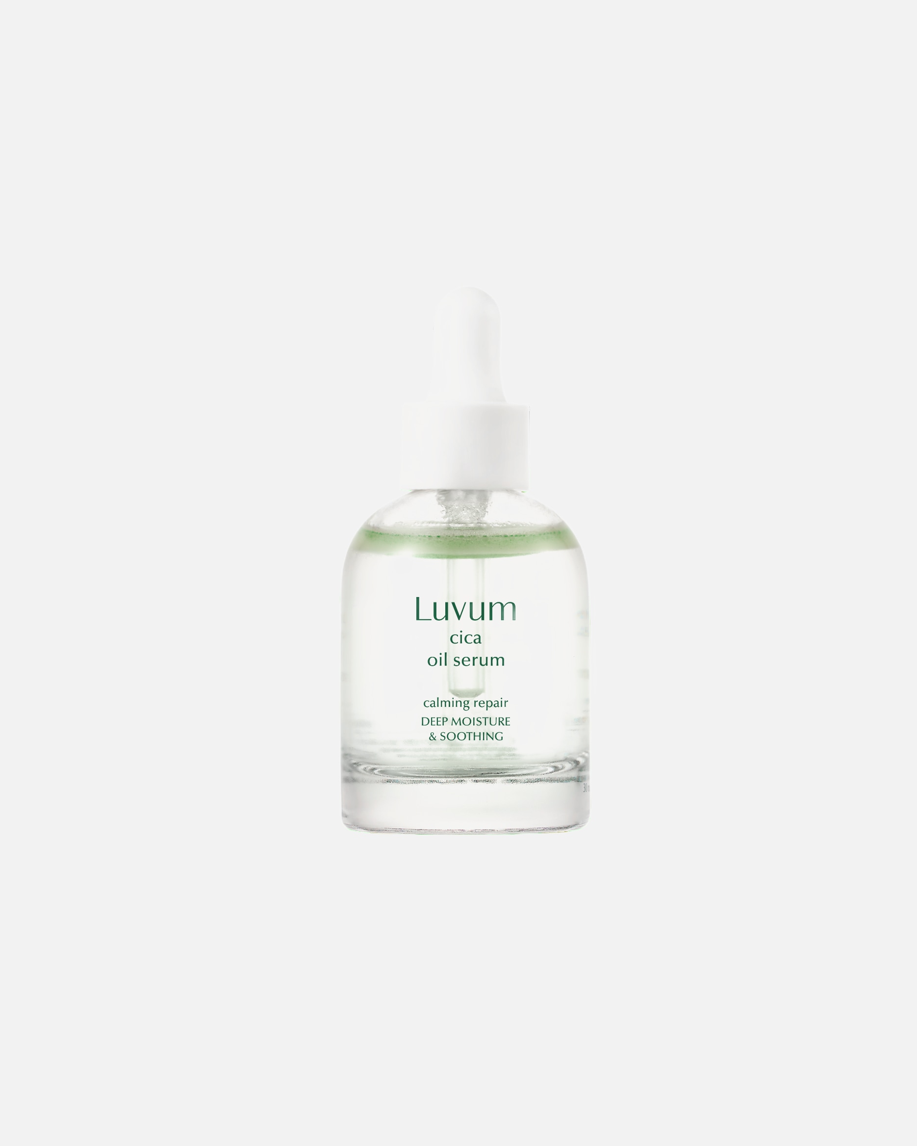 Serum nawilżające dla Unisex Luvum CALMING REPAIR CICA OIL SERUM Dwufazowe serum z ekstraktem z wąkroty azjatyckiej 30 ml