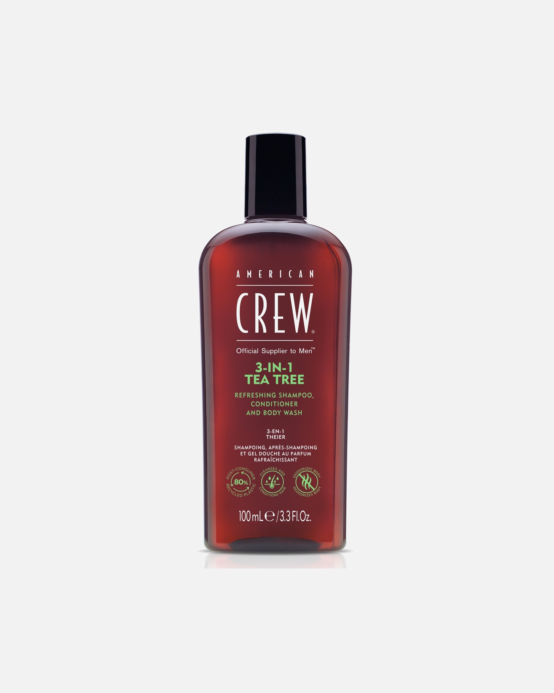 Szampon do włosów dla Mężczyzna American Crew 3In1 Tea Tree 100 ml