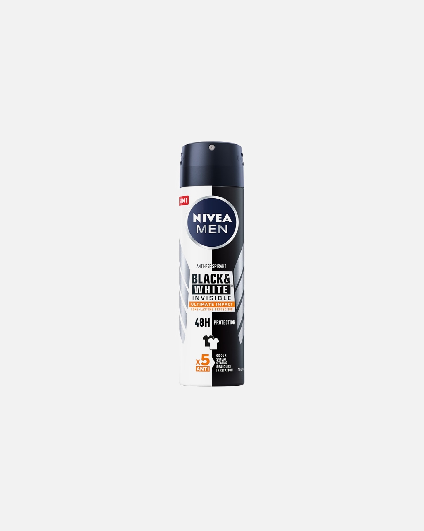 Antyprespirant dla Unisex NIVEA MEN MEN Ultimate Impact Antyperspirant męski w spray'u 150 ml