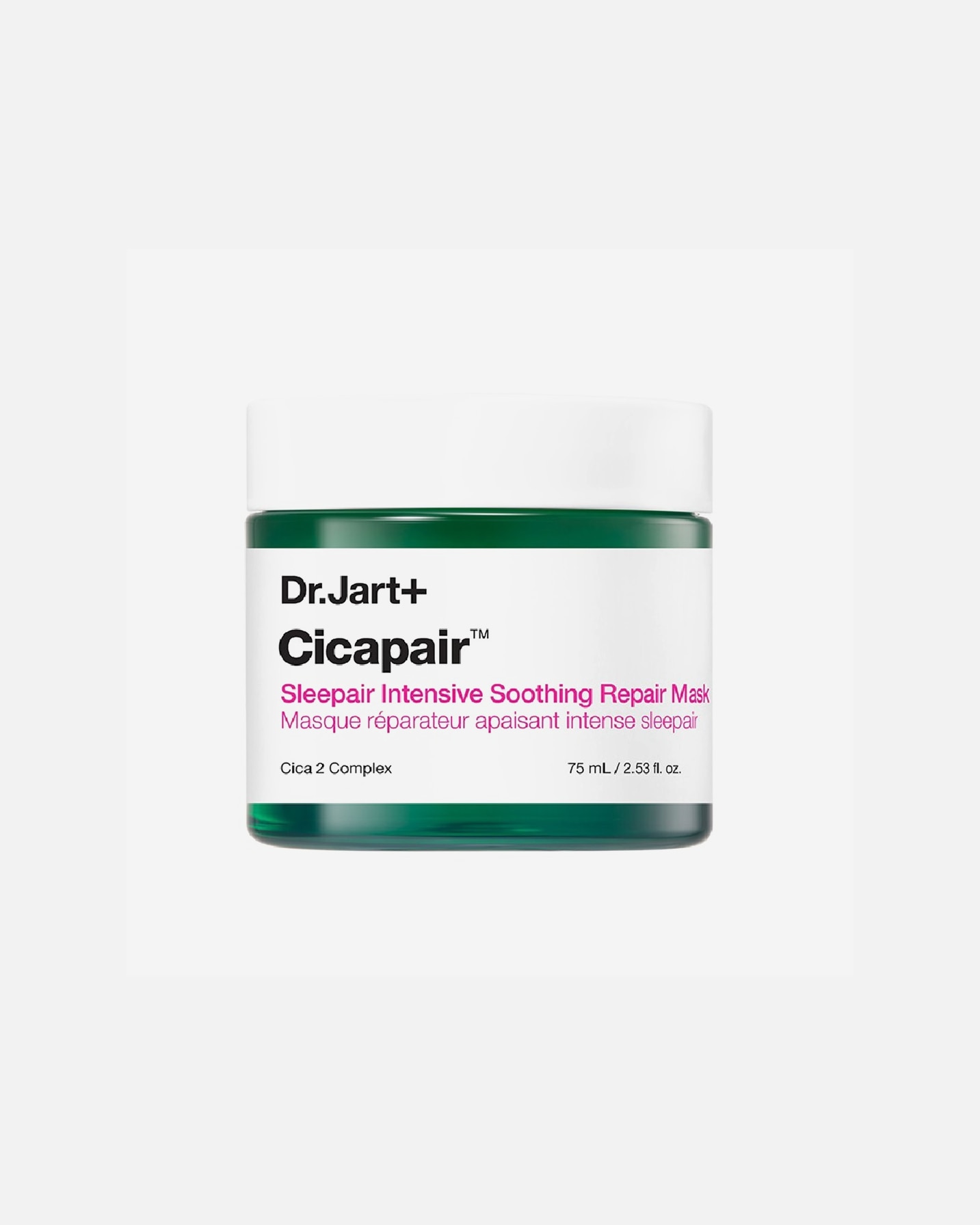 Maska nawilżająca dla Unisex Dr. Jart+ Cicapair Sleepair Intensive Soothing Repair Mask 75 ml
