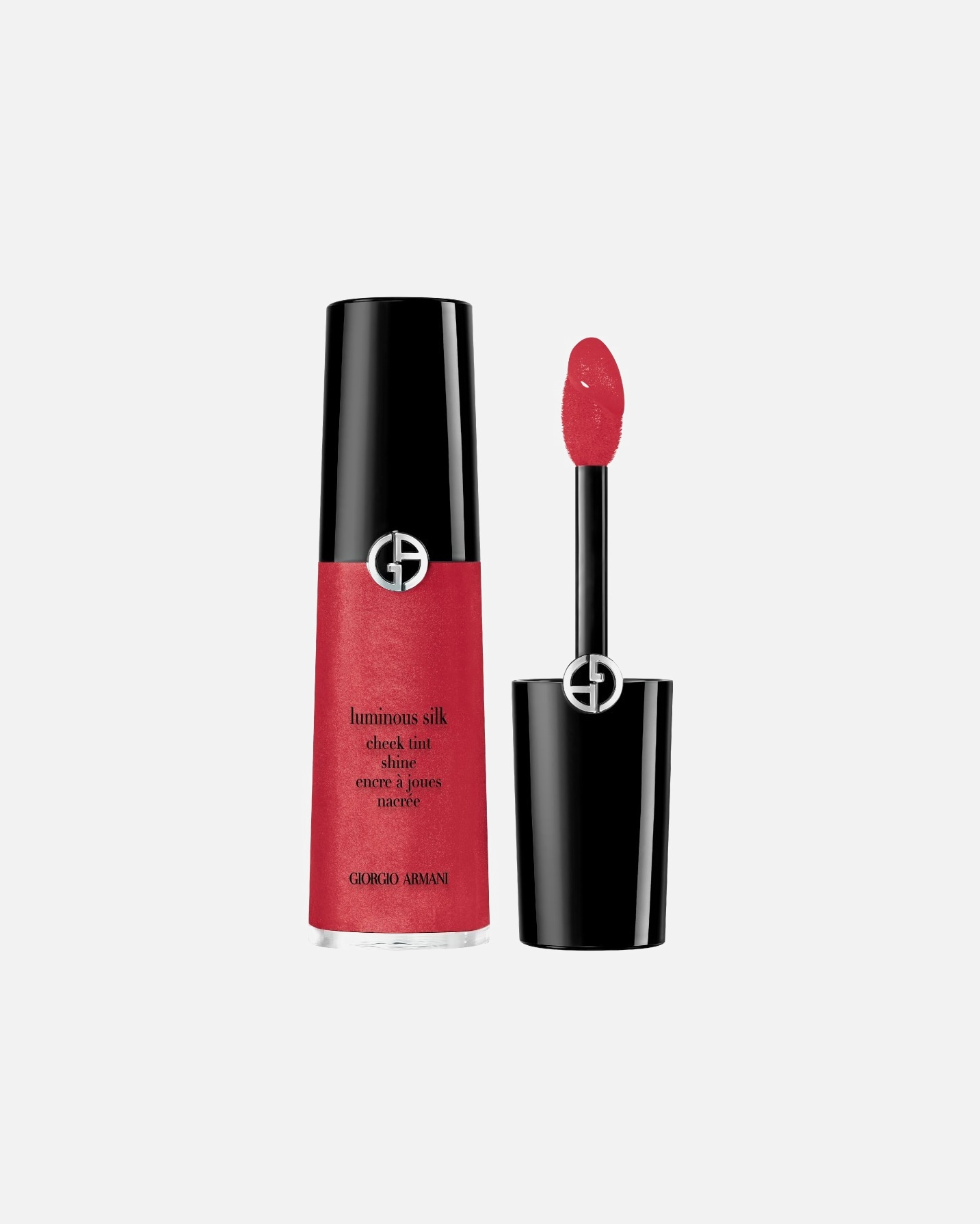 Róż dla Unisex Armani Luminous Silk Róż do policzków w płynie Luminous Silk Cheek Tint Shine 43S - SPARKLING RED BERRY