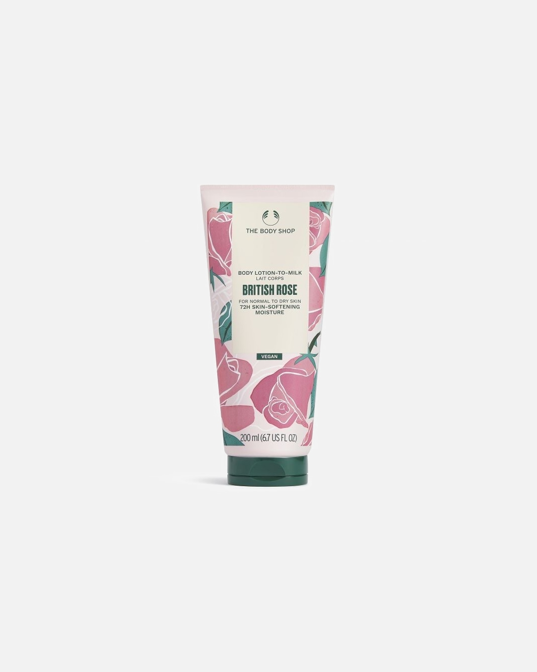 Emulsja do ciała dla Unisex The Body Shop British Rose – balsam do ciała 200 ml