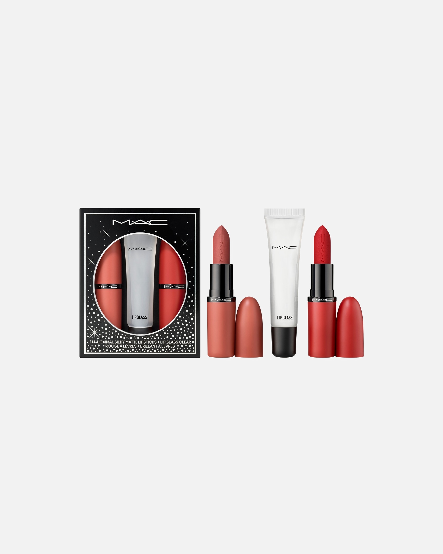 Zestaw do makijażu ust dla Unisex MAC Holiday Living Legends Lip Trio 1 szt.