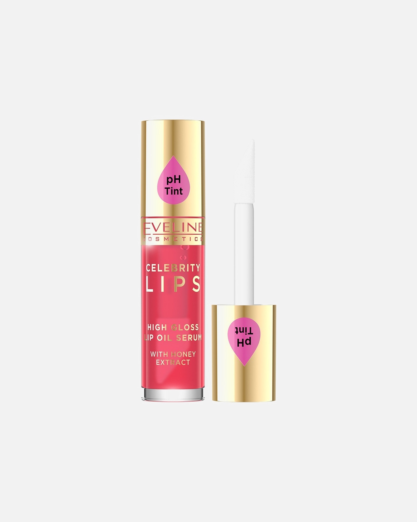 Olejek do ust dla Unisex Eveline Cosmetics Celebrity lips Serum-olejek do ust 4 - RED
