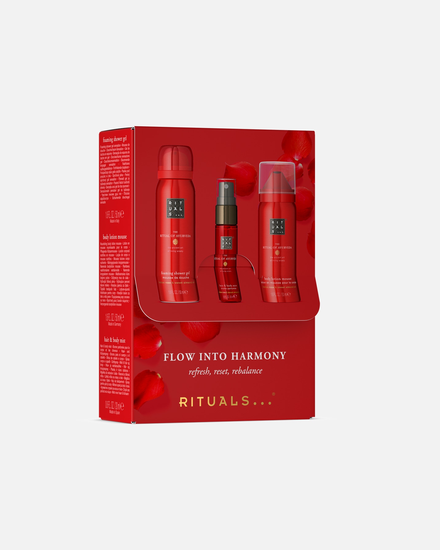 Zestaw do pielęgnacji ciała dla Kobieta Rituals The Ritual of Ayurveda Beauty to Go 2026 1 szt.