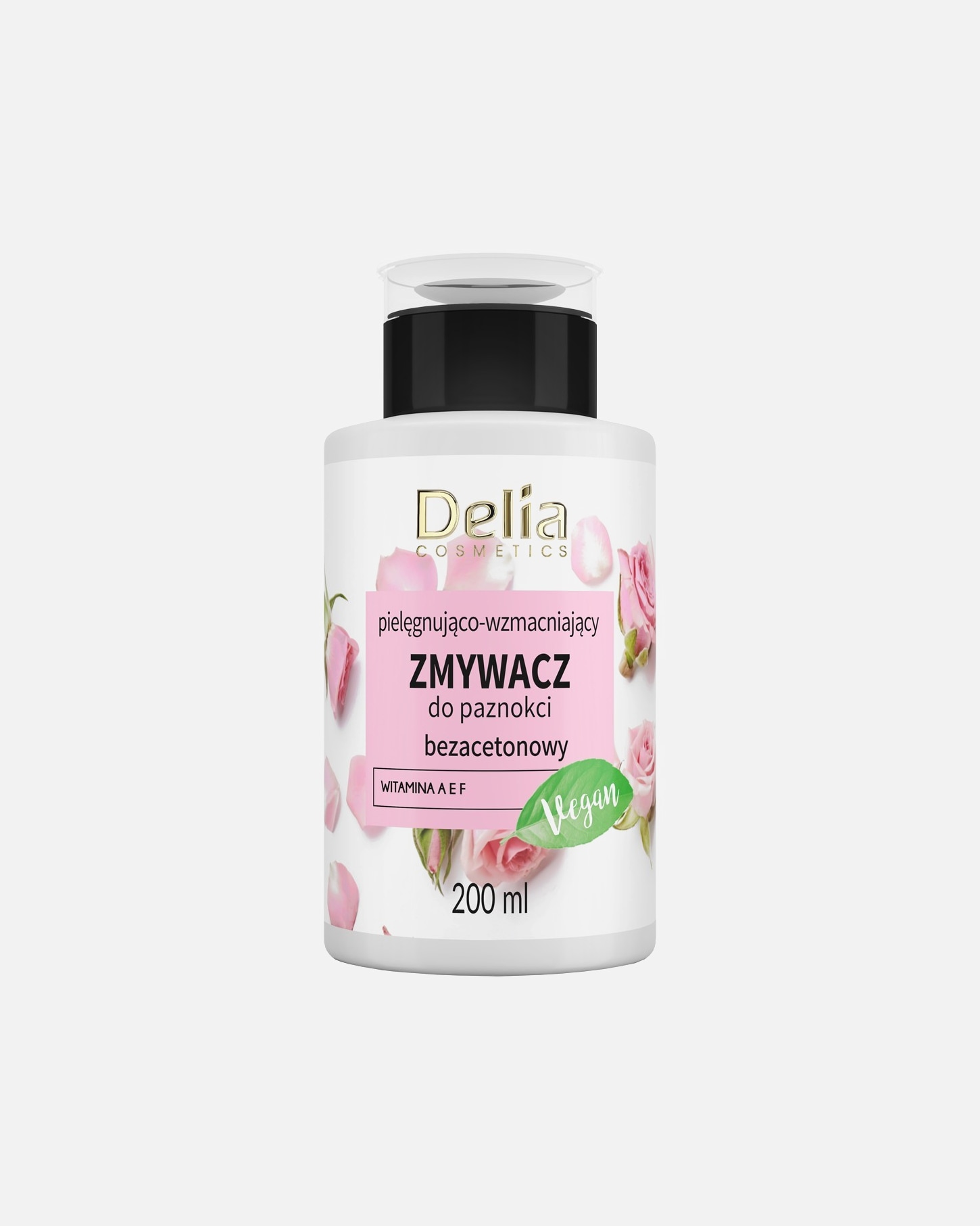 Stylizacja paznokci dla Unisex Delia Cosmetics MAK - zmywacz - pielęgnująco-wzmacniający d/paz bezacetonowy
