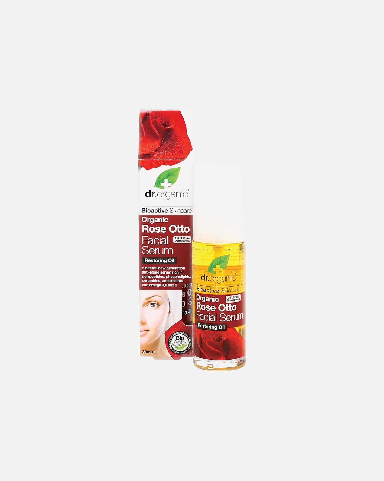 Serum nawilżające dla Unisex Dr. Organic Rose Otto Face Oil 30 ml