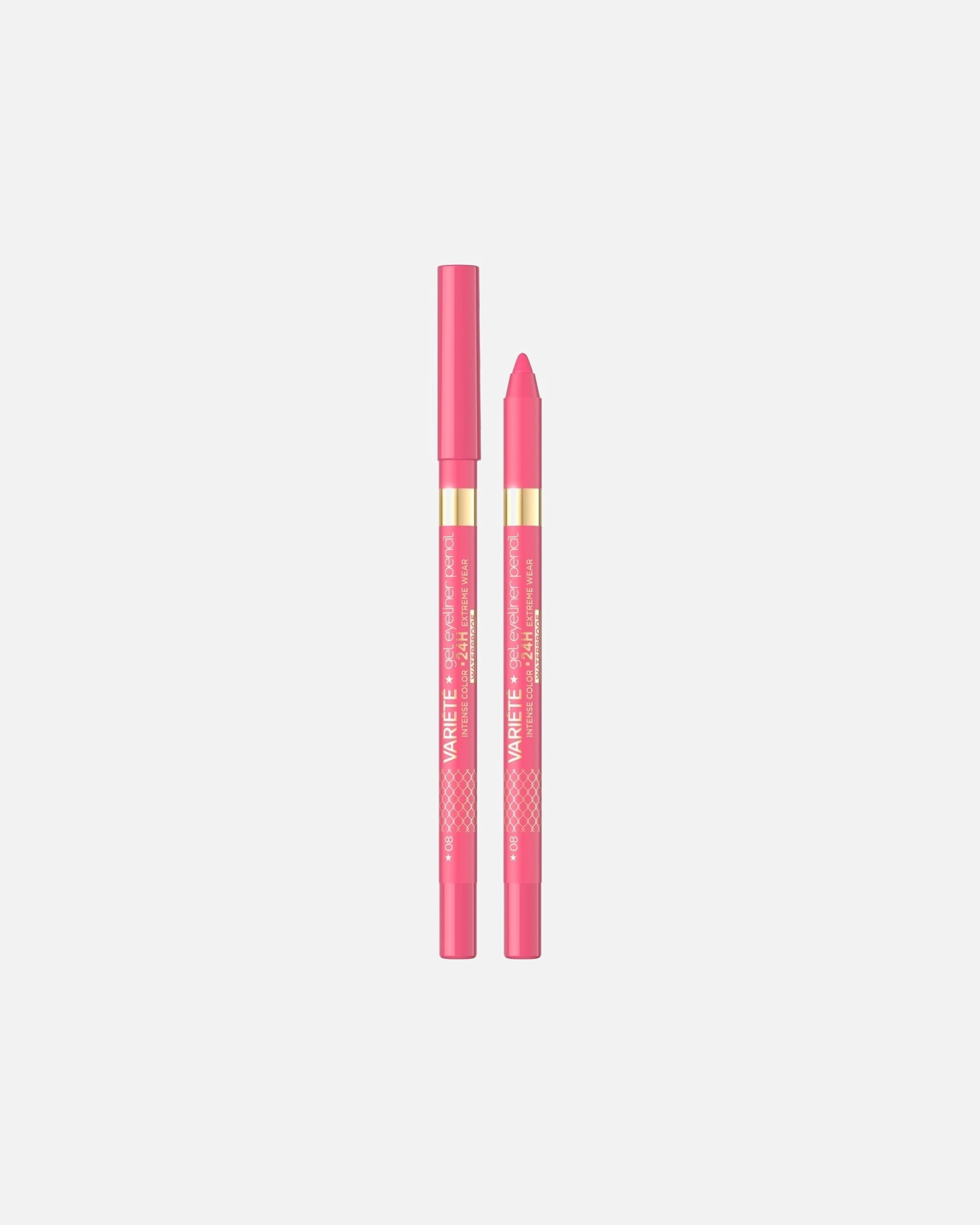 Kredka do oczu dla Unisex Eveline Cosmetics Variété Wodoodporna żelowa kredka do oczu NO 09 - PINK