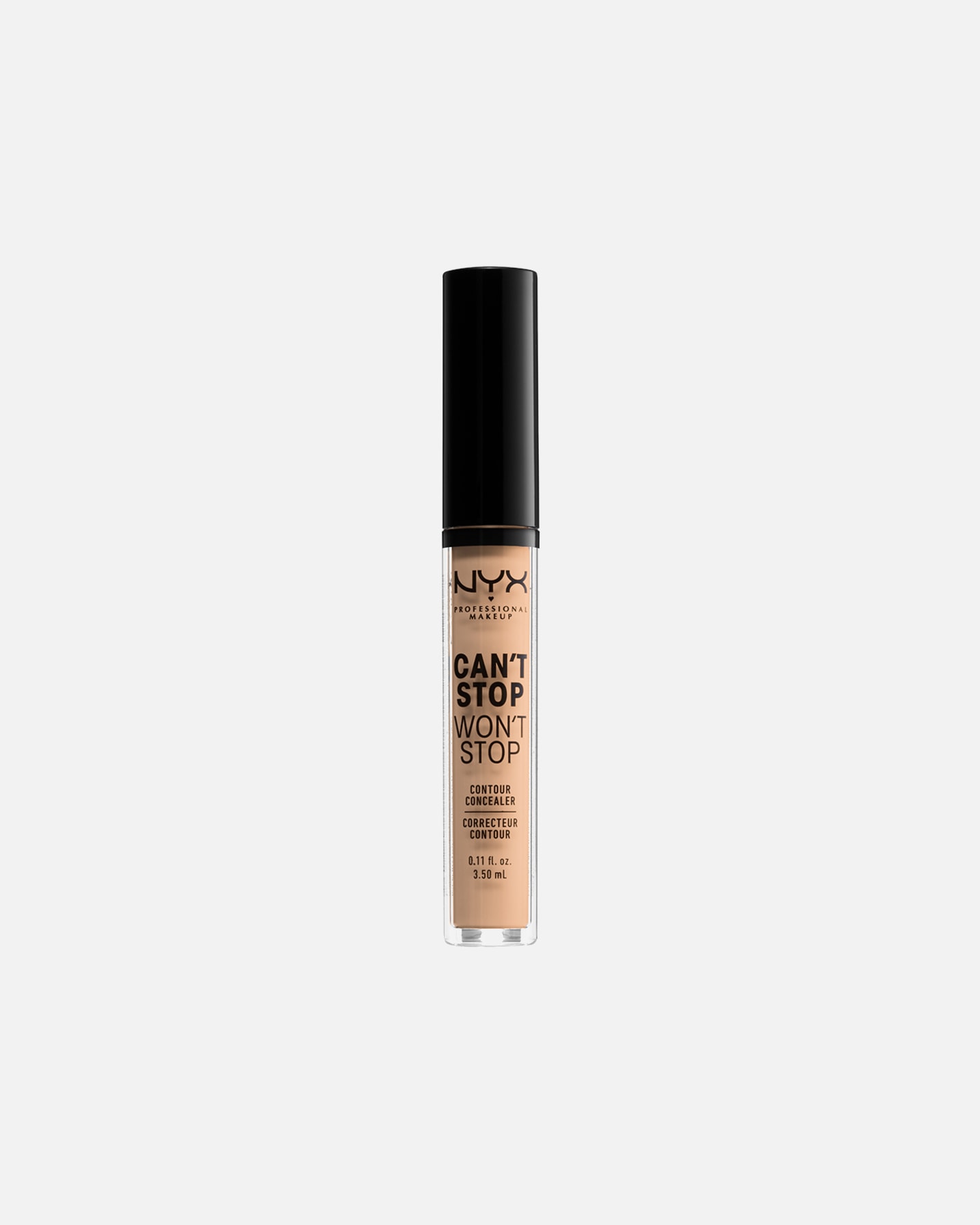 Korektor dla Unisex NYX Professional Makeup Ślub Can't Stop Won't Stop Contour Concealer Korektor do konturowania 6 - NATURAL