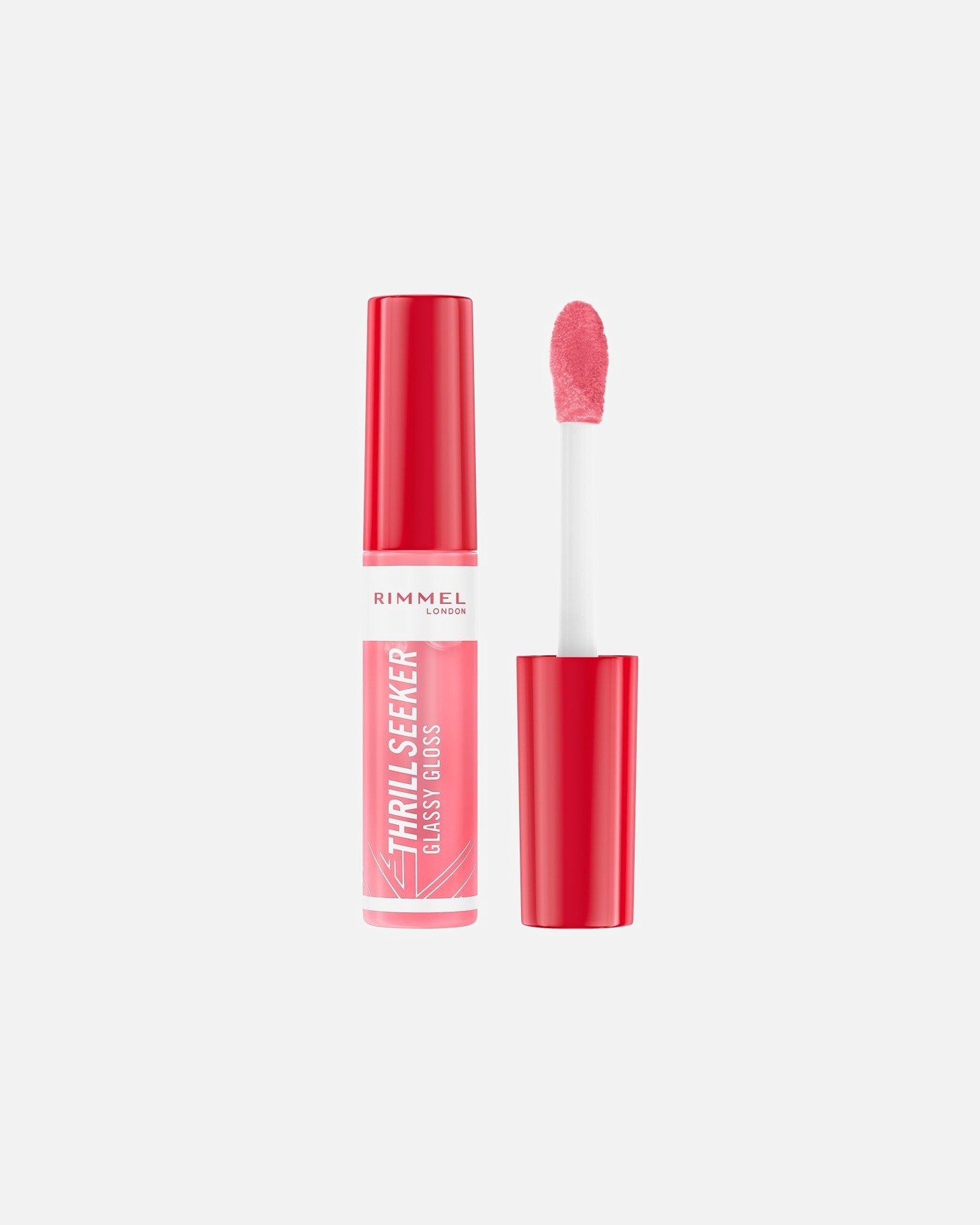Błyszczyk do ust dla Kobieta Rimmel London Rimmel Thrill Seeker Glassy Gloss błyszczyk do ust z aplikatorem XXL 600 Berry Glace, 10ml 10 ml