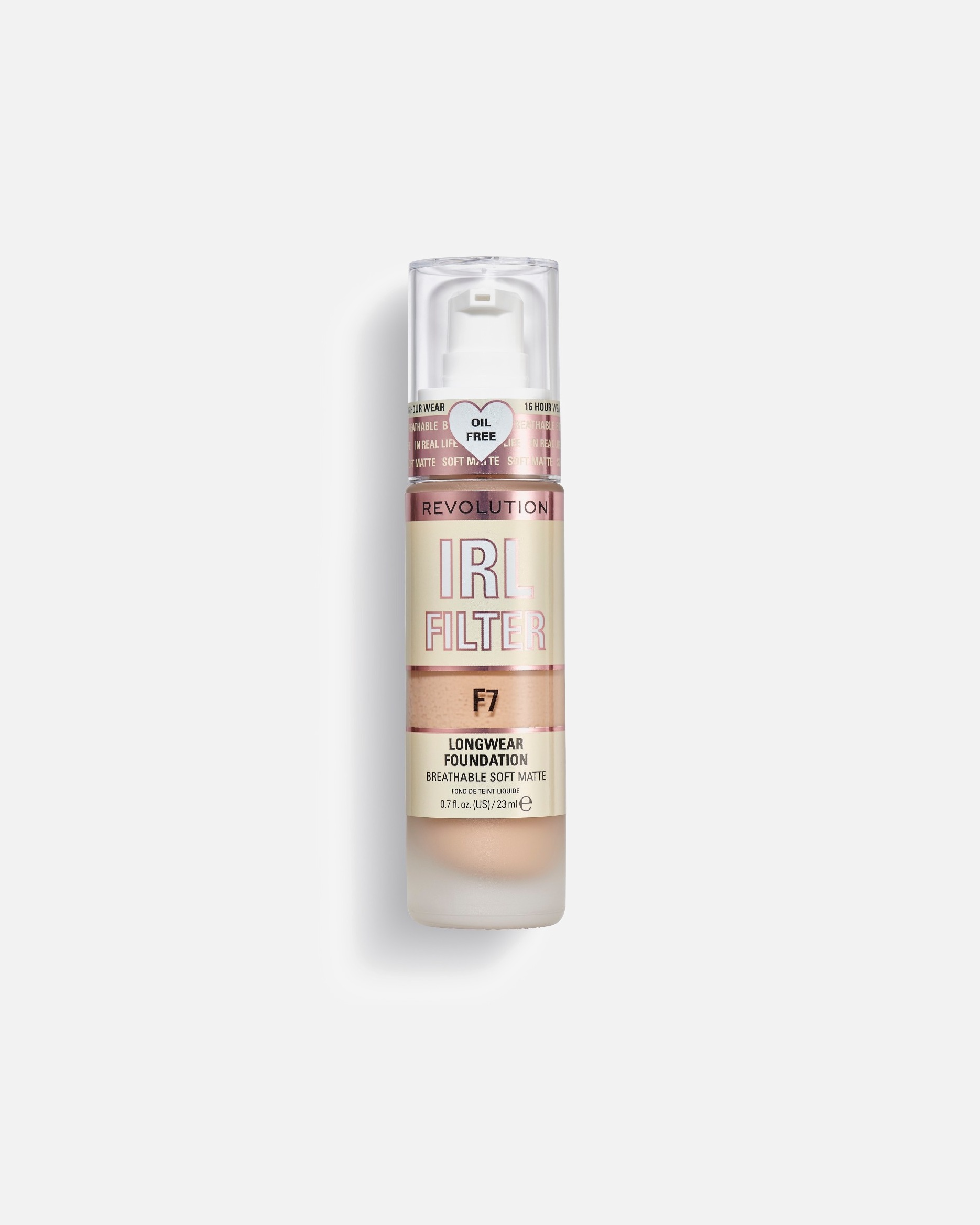 Podkład dla Unisex REVOLUTION IRL Filter Longwear Foundation F7