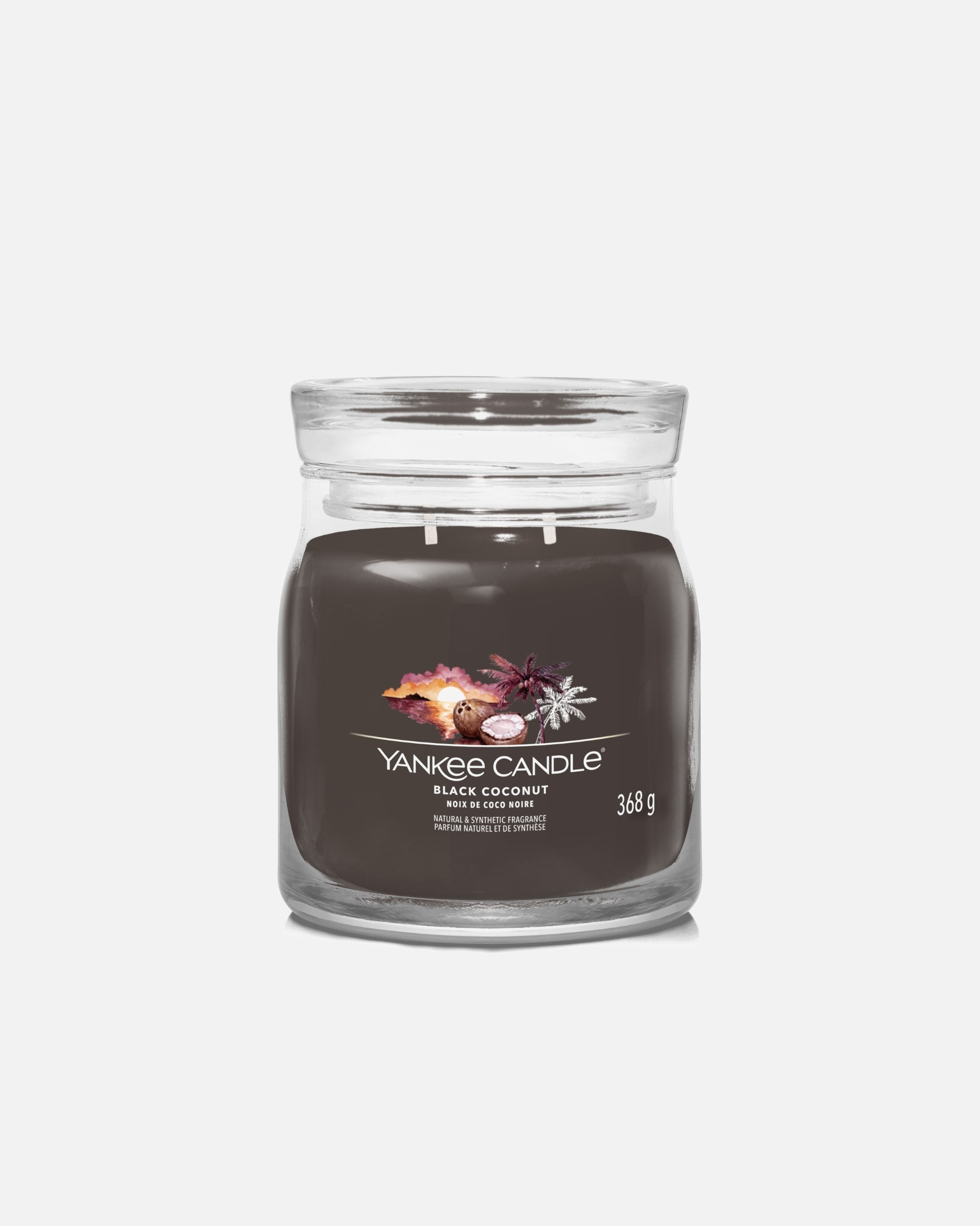 Świeca dla Unisex YANKEE CANDLE Jar Black Coconut 368 g - Signature