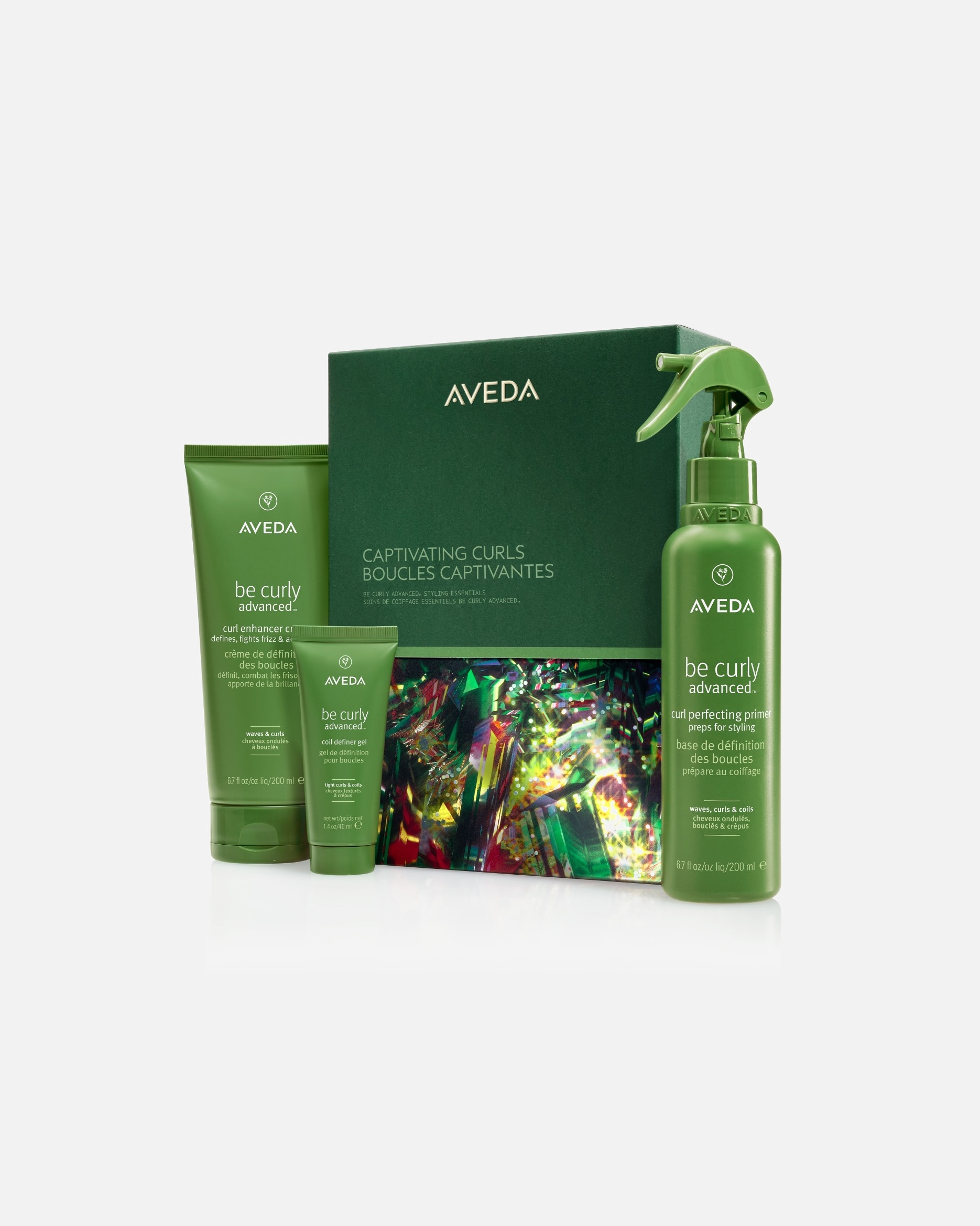 Zestaw do pielęgnacji włosów dla Unisex Aveda be curly™ Captivating Curls Be Curly Advanced™ Styling Essentials Gift Set 1 szt.