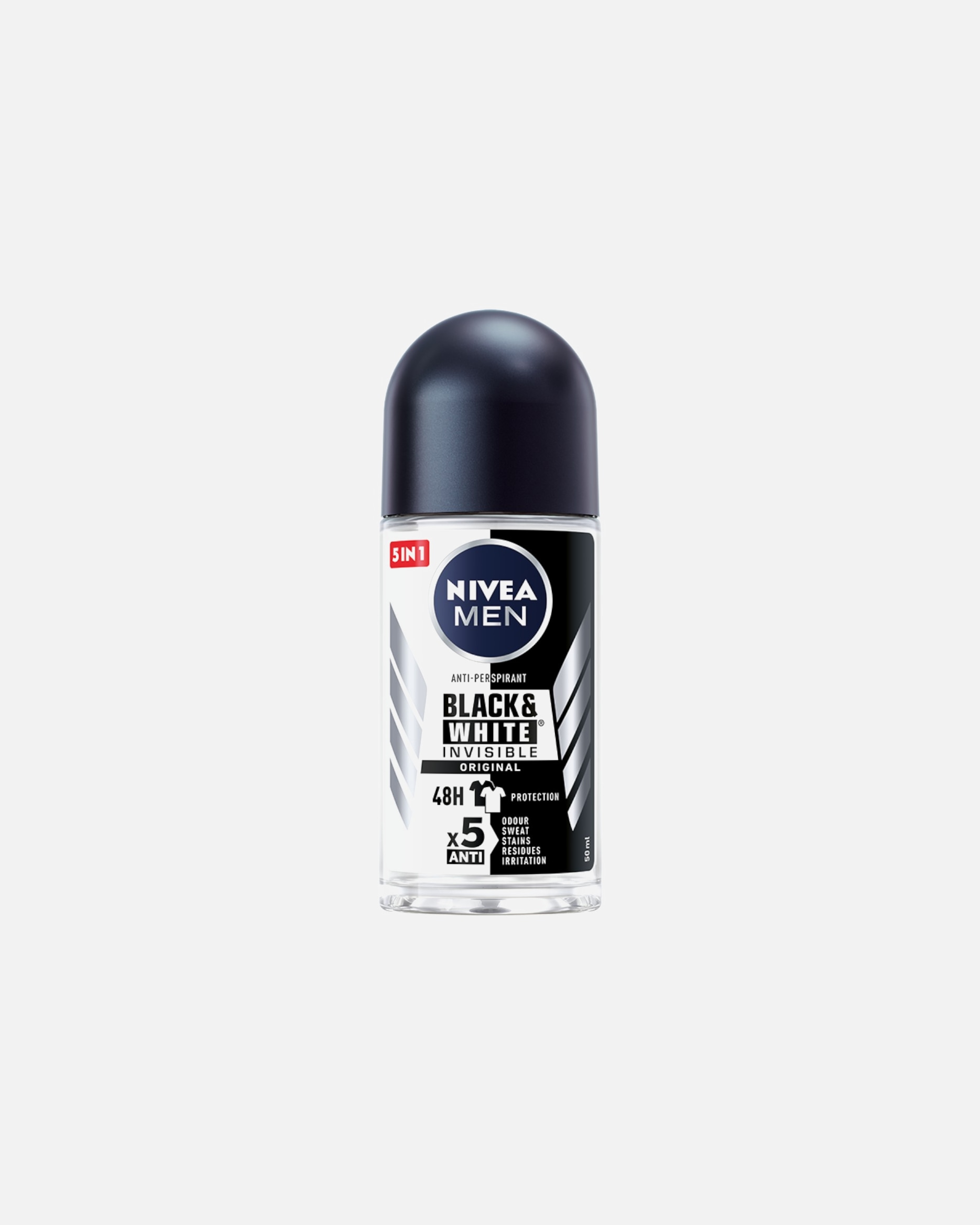 Antyprespirant dla Unisex NIVEA MEN MEN Black & White Power Antyperspirant męski w kulce 50 ml