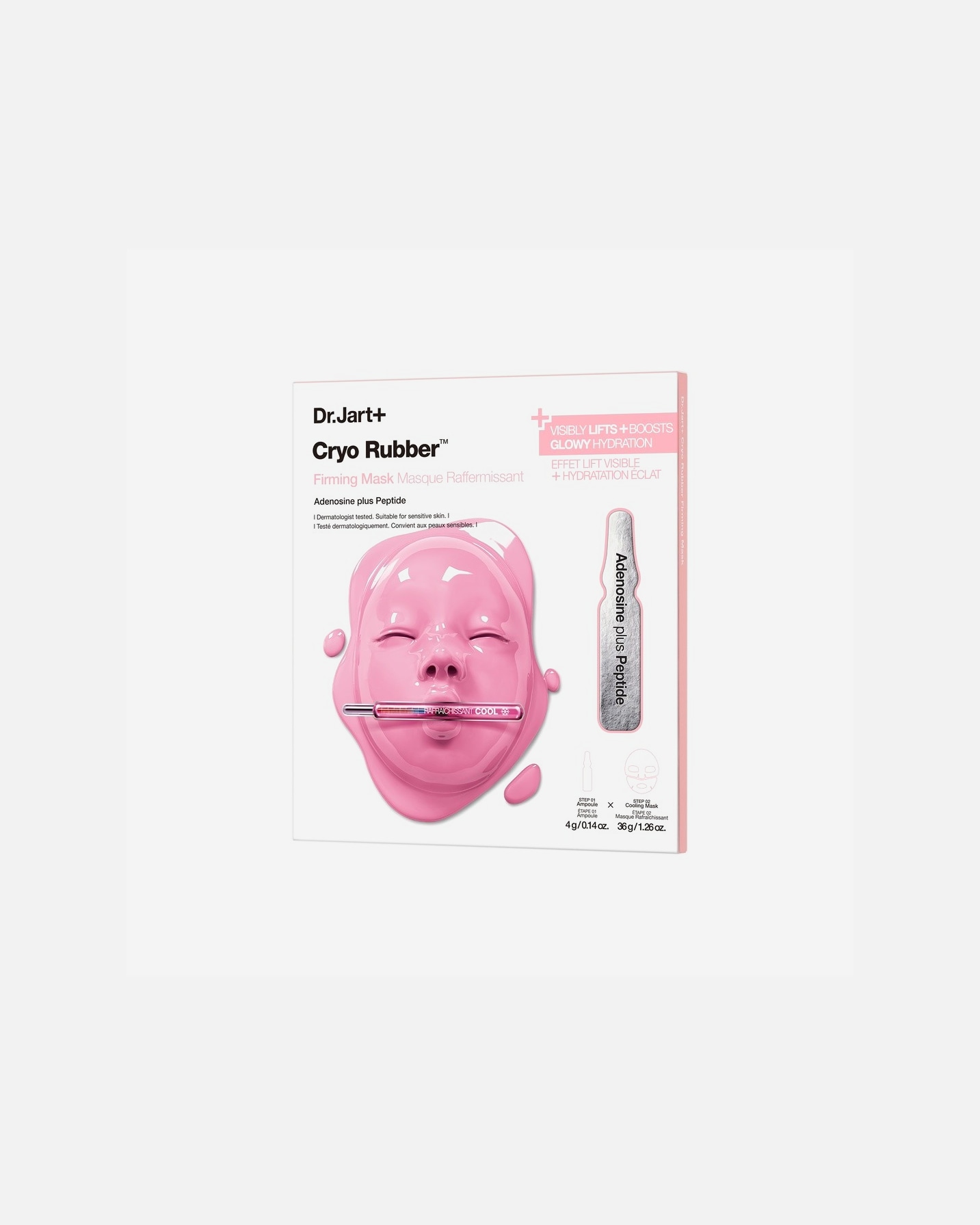 Maska w płachcie dla Unisex Dr. Jart+ Cryo Rubber Firming Mask 44 g