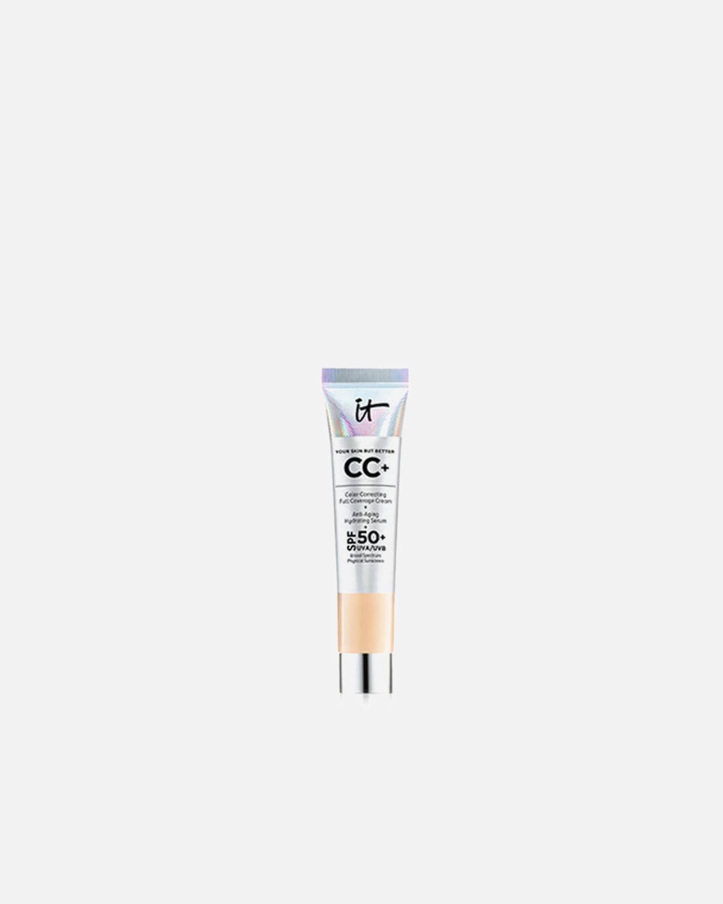 Krem CC dla Unisex IT Cosmetics Your Skin But Better CC+ Cream SPF 50+ – opakowanie podróżne LIGHT - 12 ml - Travel Size