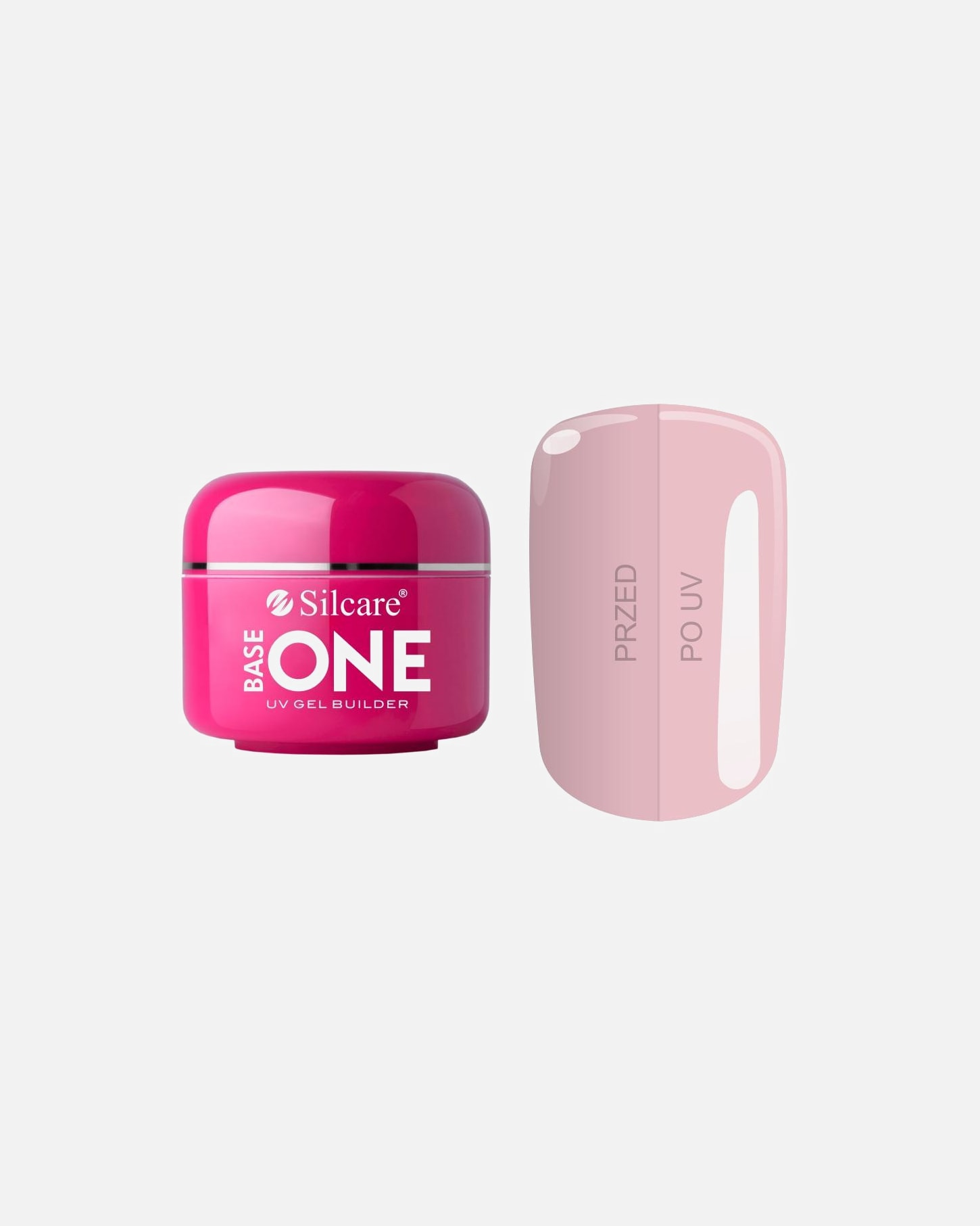 Żel do paznokci dla Unisex Silcare Żel Base One Cover 50 g