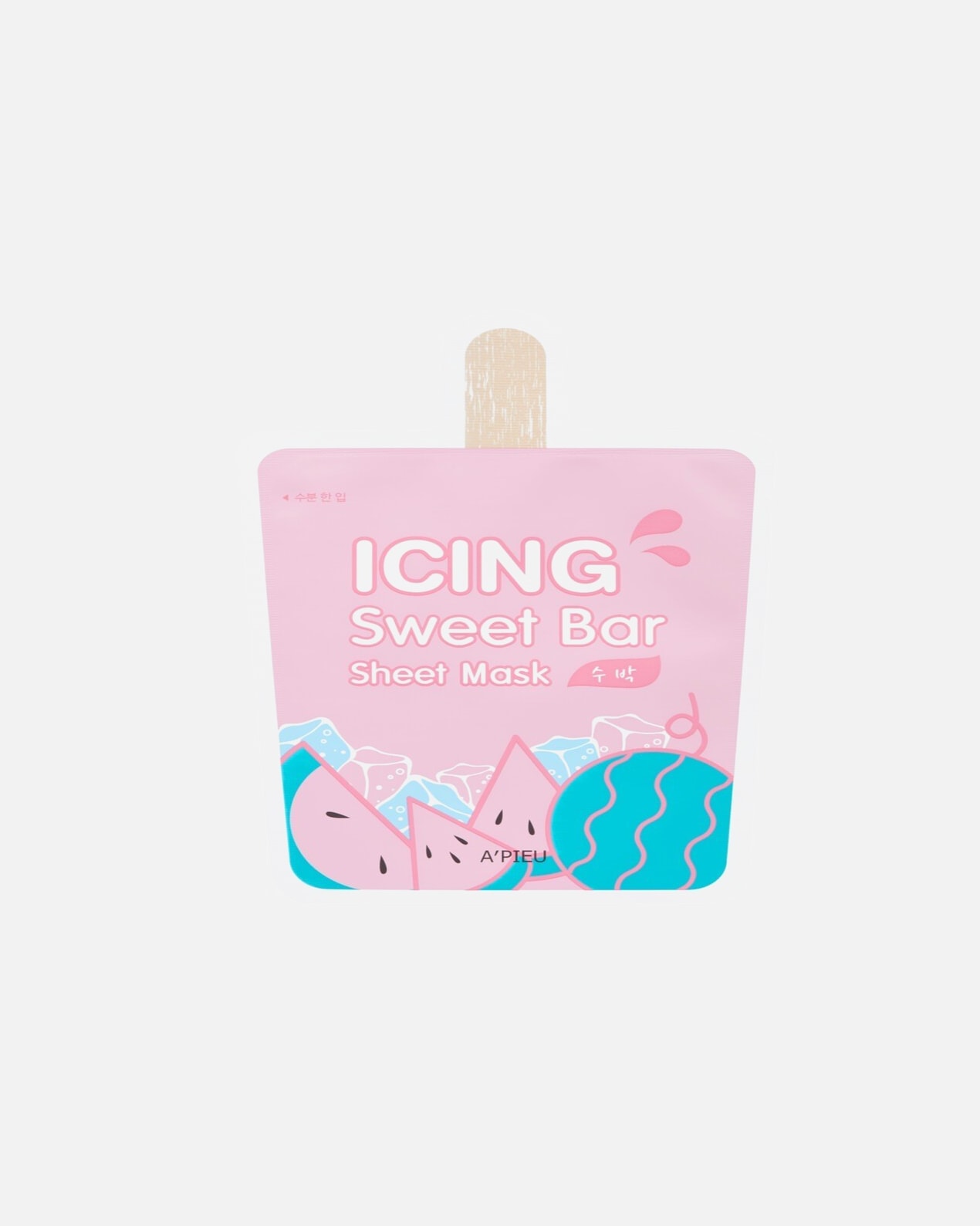 Maska rozświetlająca dla Unisex A'Pieu Icing Sweet Bar Sheet Mask Watermelon 21 g