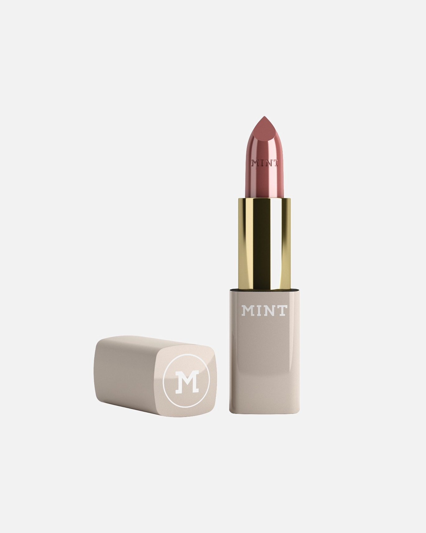 Pomadka do ust w sztyfcie dla Unisex Mint by Dr. Mintcheva pomadka NUDE