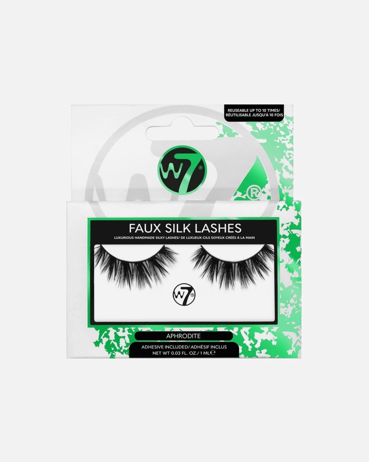 Sztuczne rzęsy dla Unisex W7 3D Faux Silk Lashes SZTUCZNE RZĘSY Aphrodite 1 ml