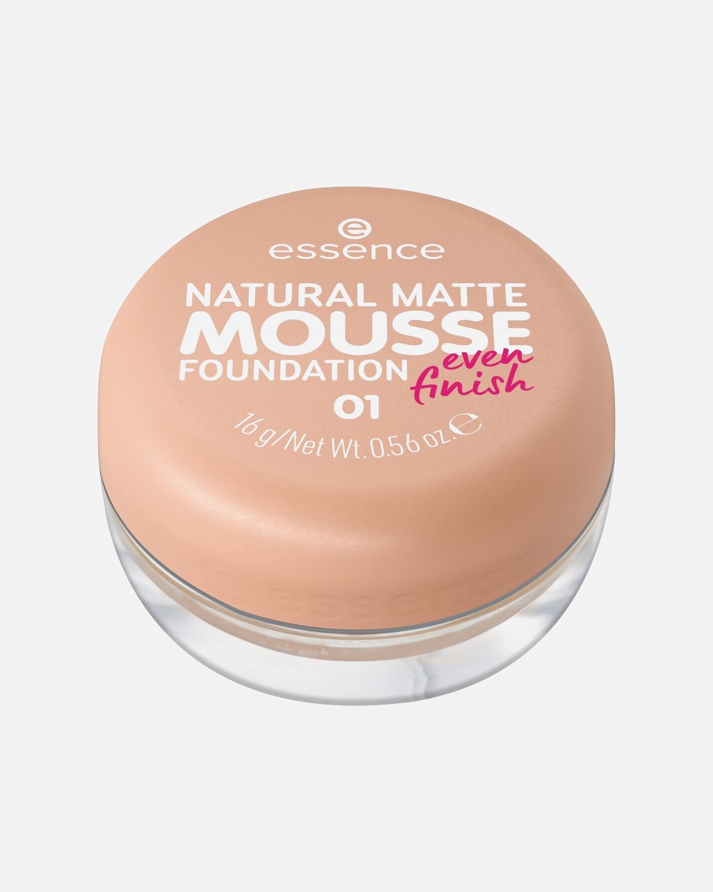 Podkład dla Unisex Essence Natural Matte Mousse 01 - BEIGE