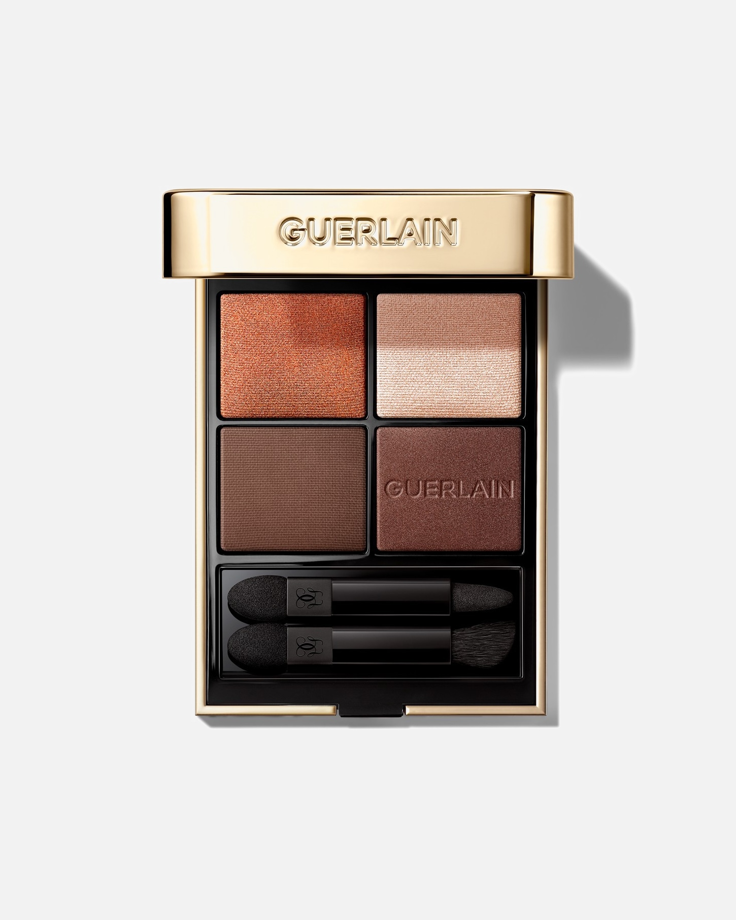 Cień do powiek dla Unisex Guerlain Terracotta Ombres G 458 Aura GlowZestaw czterech cieni do powiek Edycja limitowana UNDRESSED BROWN