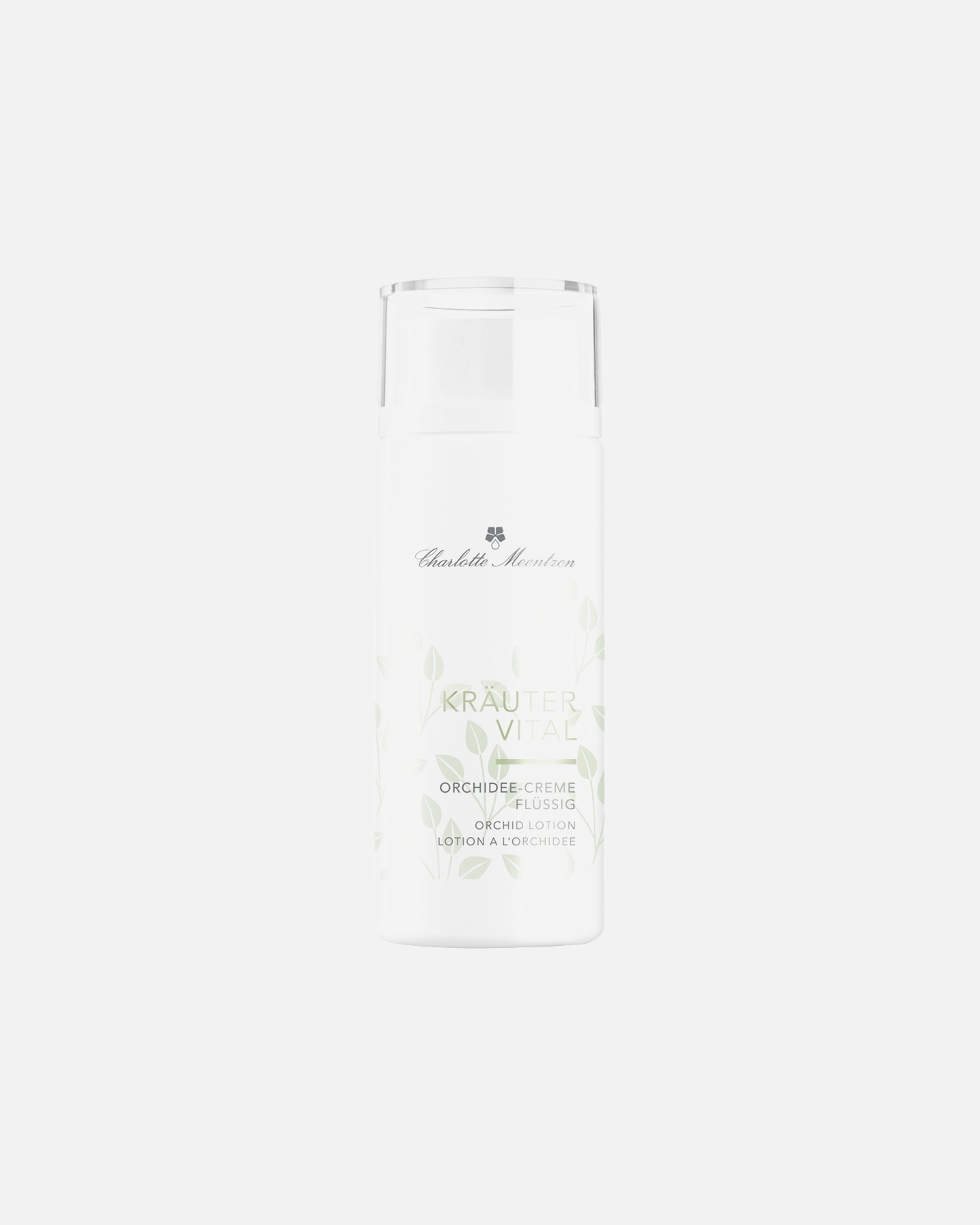 Krem do twarzy dla Unisex Charlotte Meentzen Ziołowy witalny Płynny krem Orchidea 150 ml