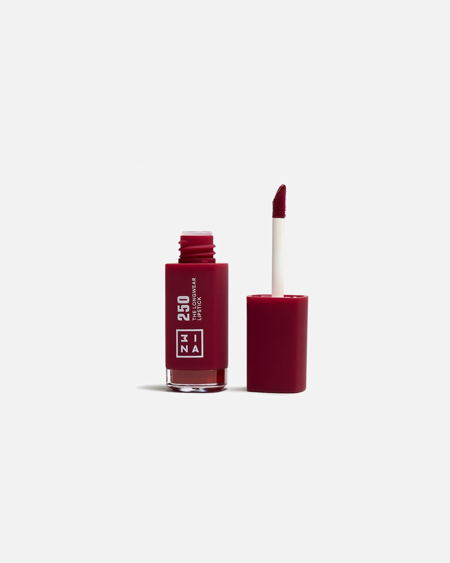 Pomadka do ust w sztyfcie dla Unisex 3INA The Longwear Lipstick Nr. 250 - Dark Pink Red