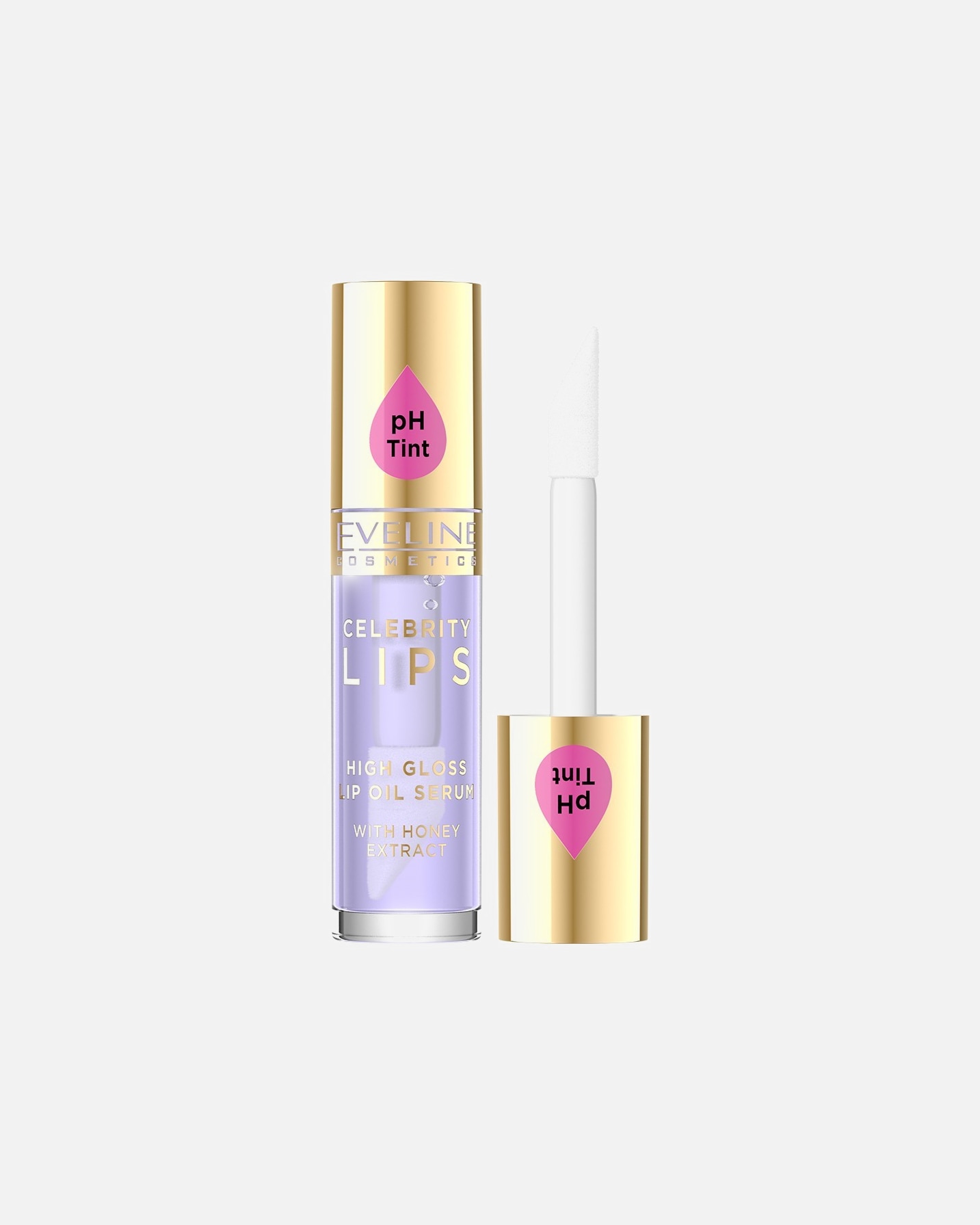 Olejek do ust dla Unisex Eveline Cosmetics Celebrity lips Serum-olejek do ust 3 - VIOLET