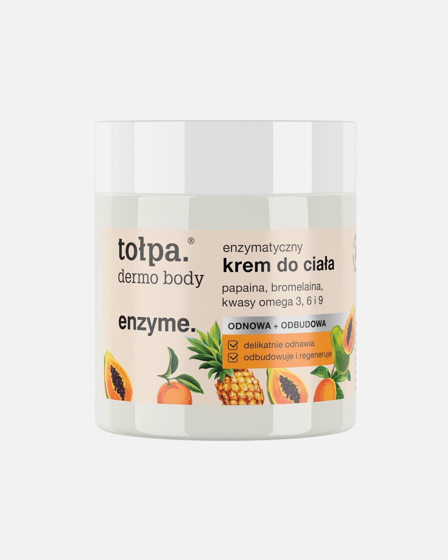 Krem do ciała dla Unisex Tołpa dermo body enzyme enzymatyczny krem do ciała 250 ml