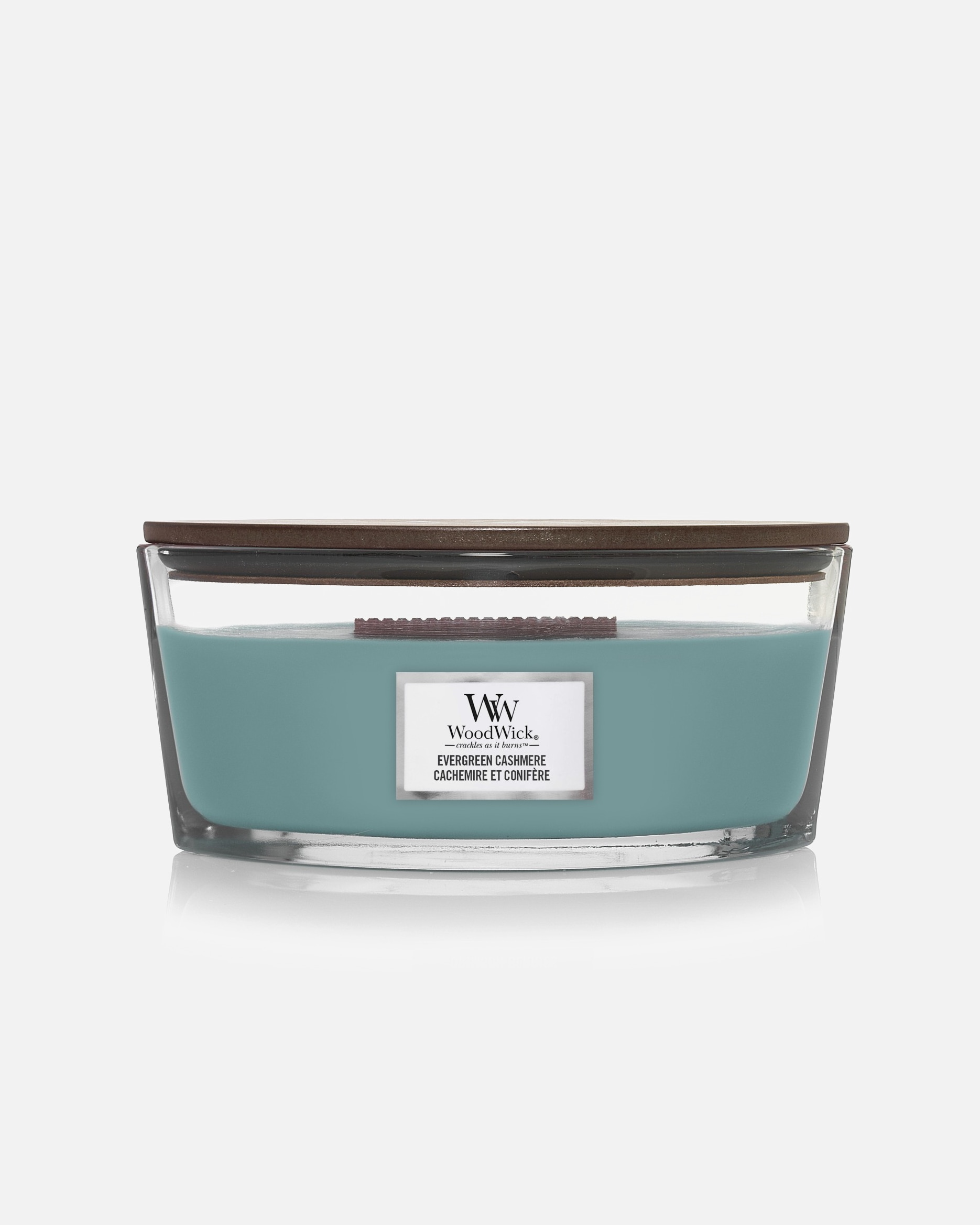 Świeca dla Unisex WoodWick Evergreen Cashmere 453 g
