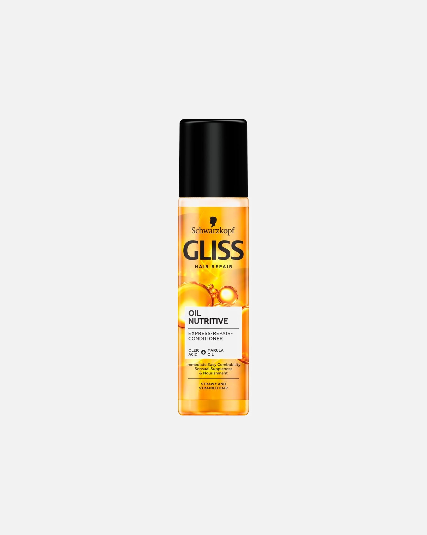 Olejek do włosów dla Unisex GLISS KUR Oil Nutritive ekspresowa odżywka do włosów regenerująca 200 ml