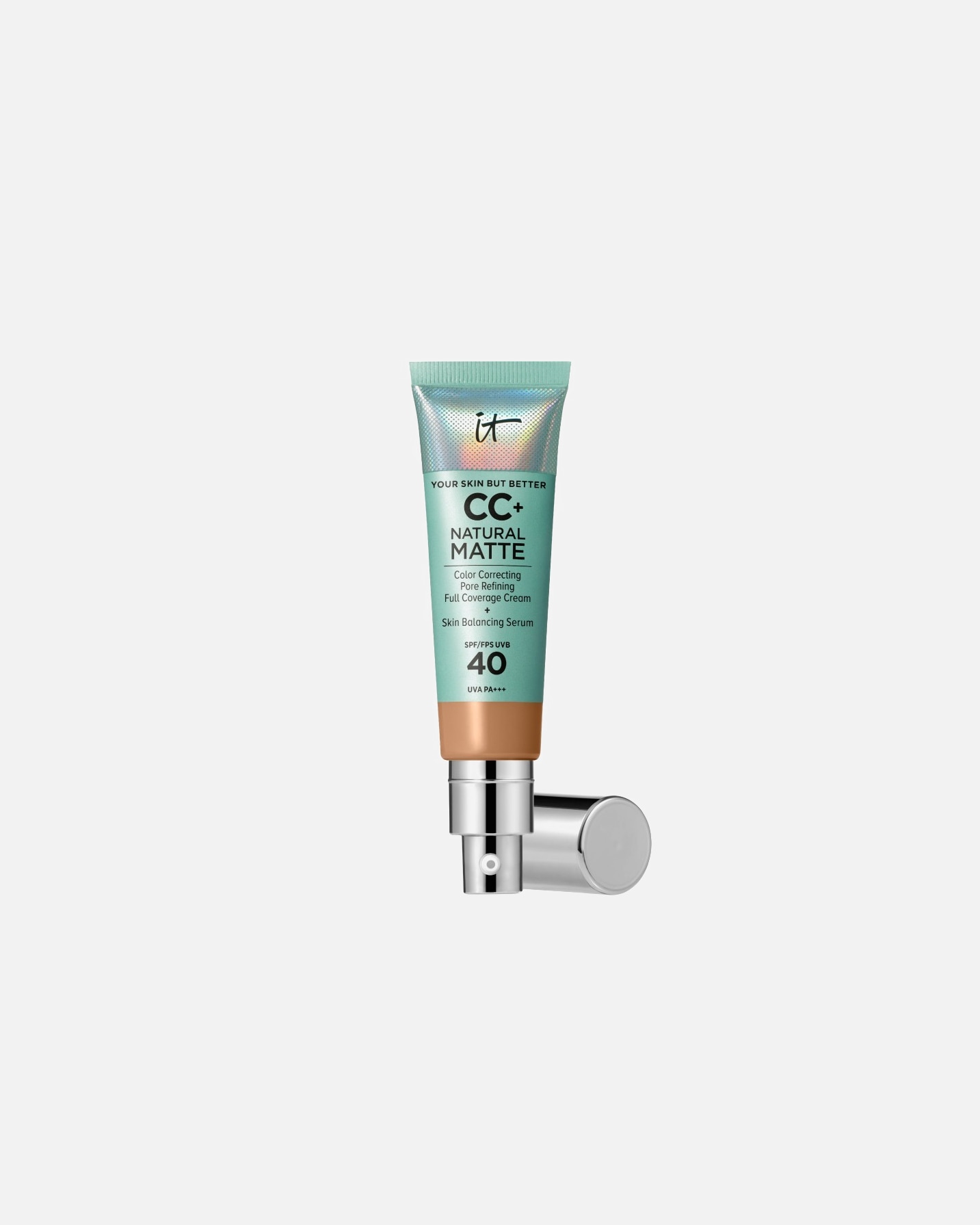 Krem CC dla Unisex IT Cosmetics Your Skin But Better CC+ Natural Matte SPF40 TAN
