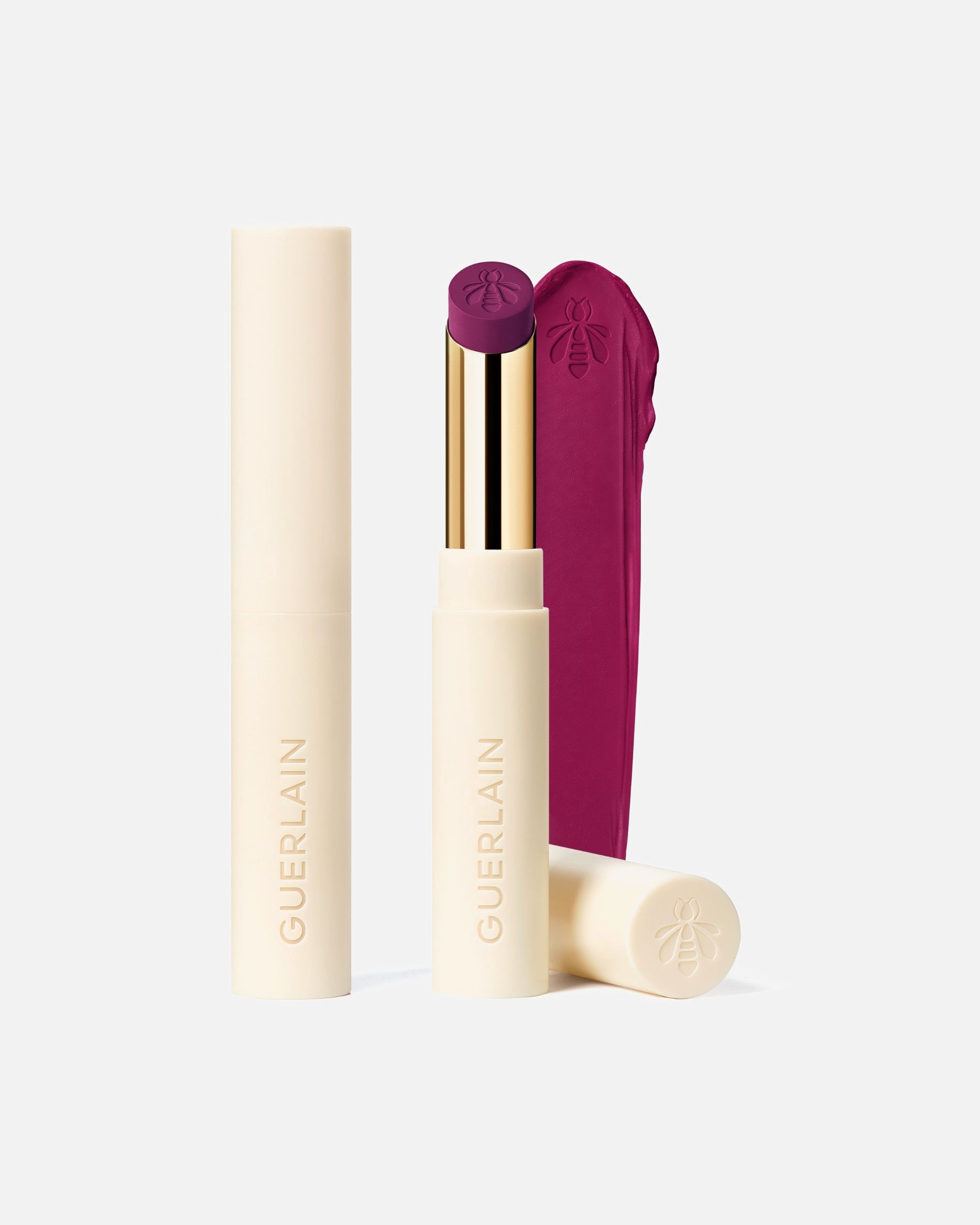 Pomadka do ust w sztyfcie dla Unisex Guerlain KissKiss Honey-Infused Intense Lipstick – Refill 837 DEEP IRIS - Refill