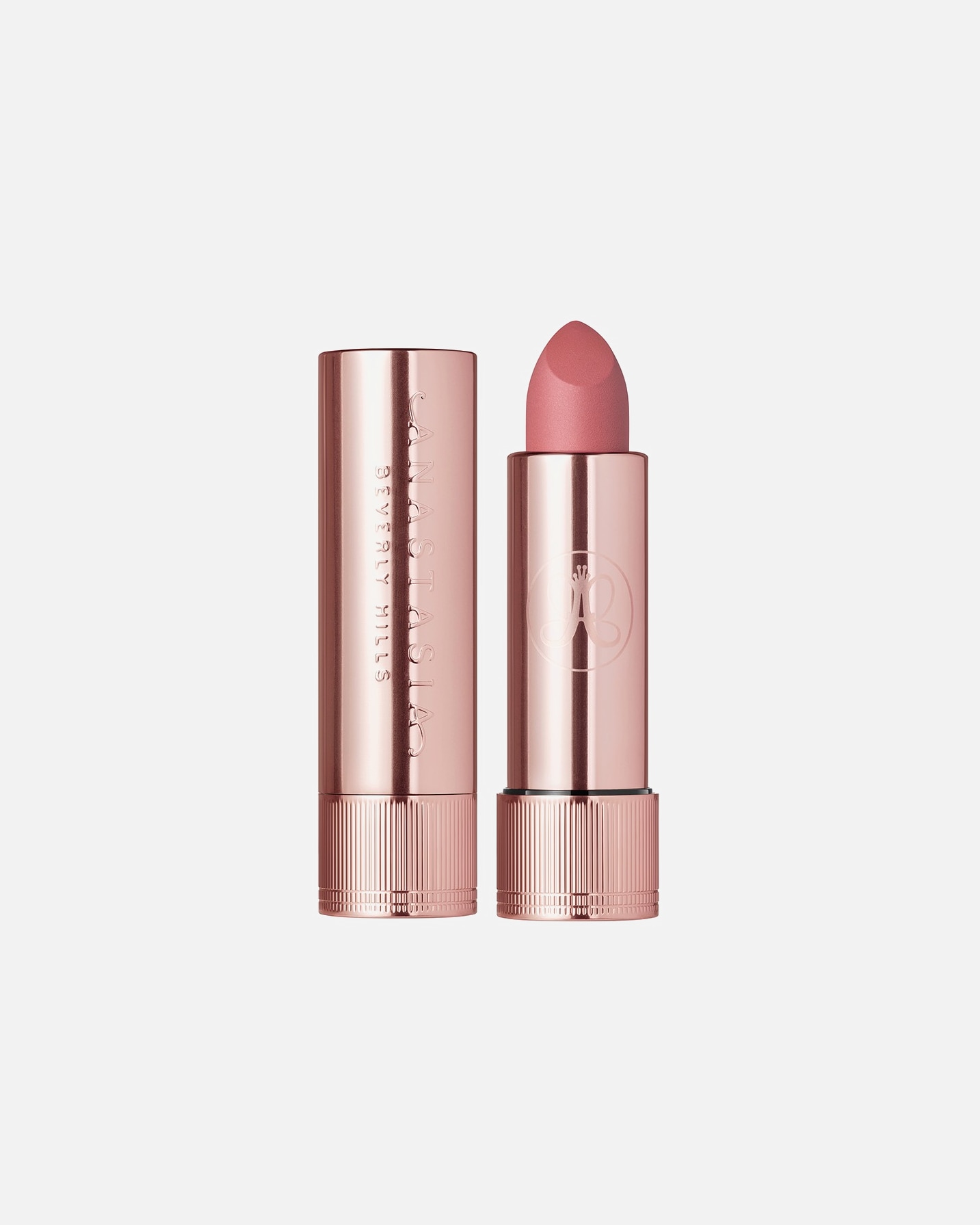 Pomadka do ust w sztyfcie dla Unisex Anastasia Beverly Hills Matte & Satin Matte Lipstick - Hush Rose