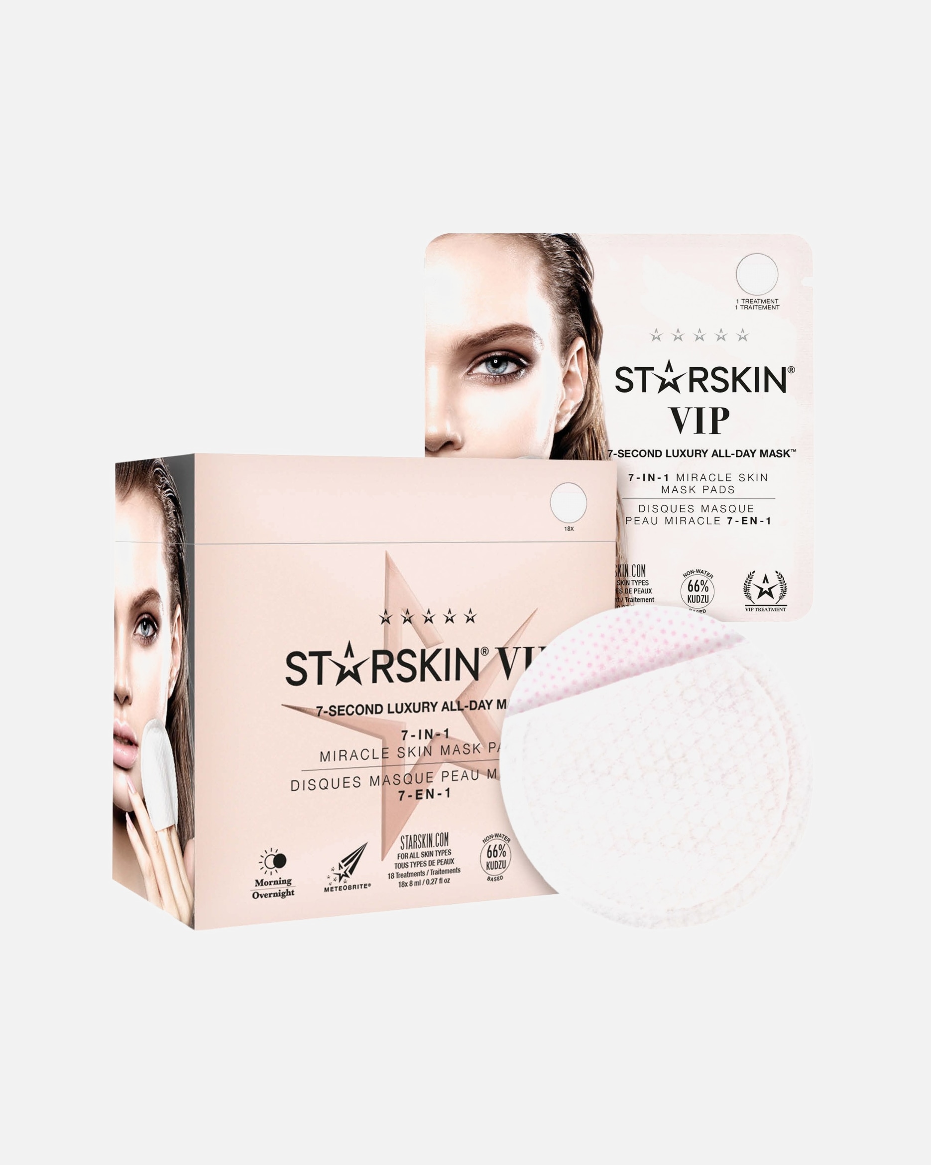 Maska nawilżająca dla Unisex STARSKIN ® VIP 7-Second Luxury All-Day Mask™ 18 pack 18 szt.