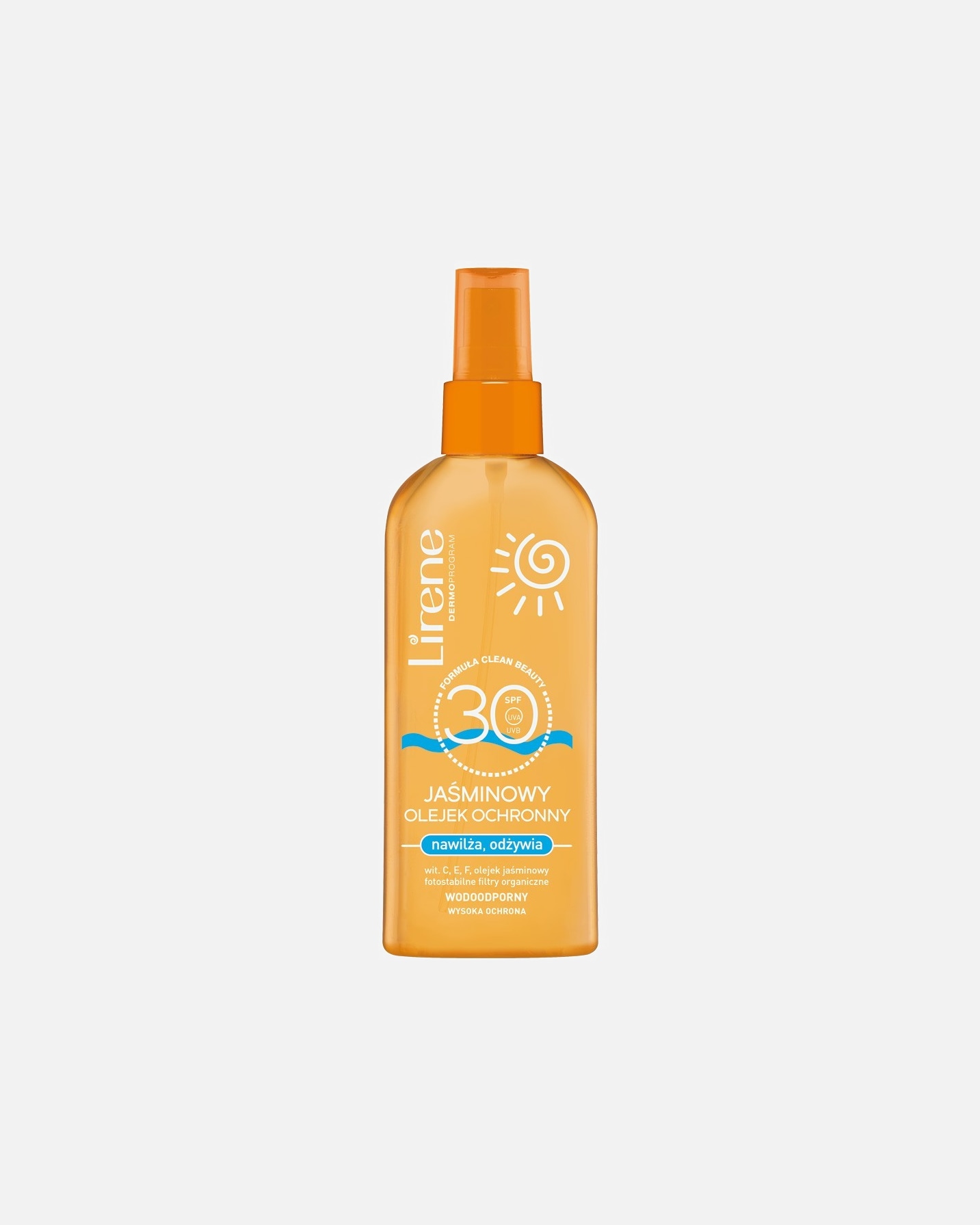 Olejek do ciała dla Unisex Lirene JAŚMINOWY OLEJEK OCHRONNY SPF30 150 ml